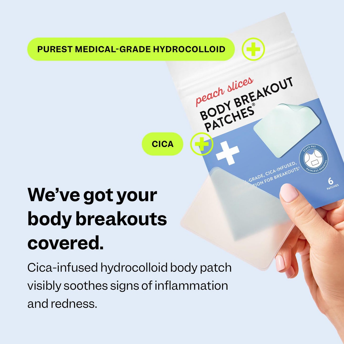 Peach Slices Body Breakout Patches