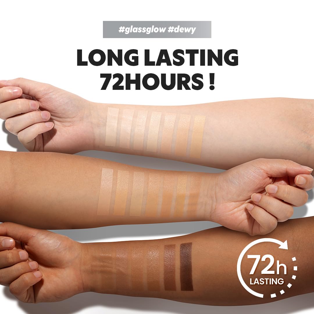 TIRTIR Mask Fit Aura Silver Cushion Foundation | Semi-glow Finish, Natural Coverage, Moisturizing, Lightweight, Korean cushion foundation (#15C Fair Porcelain, Full Size, 0.63 Fl Oz)