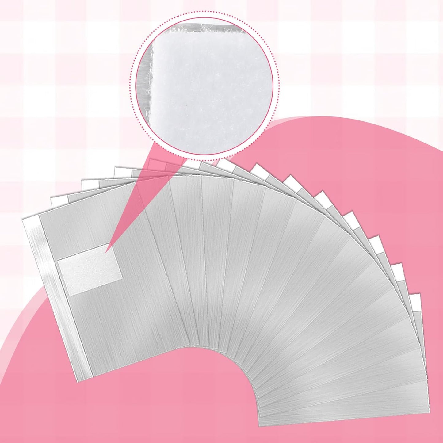 1000pcs Aluminium Foils Nails Polish Remover, Soak Off Wraps Finger Nail Gel Polish Removal Tool with 0.79x1.18inch Pre-attached Lint Free Cotton Pads