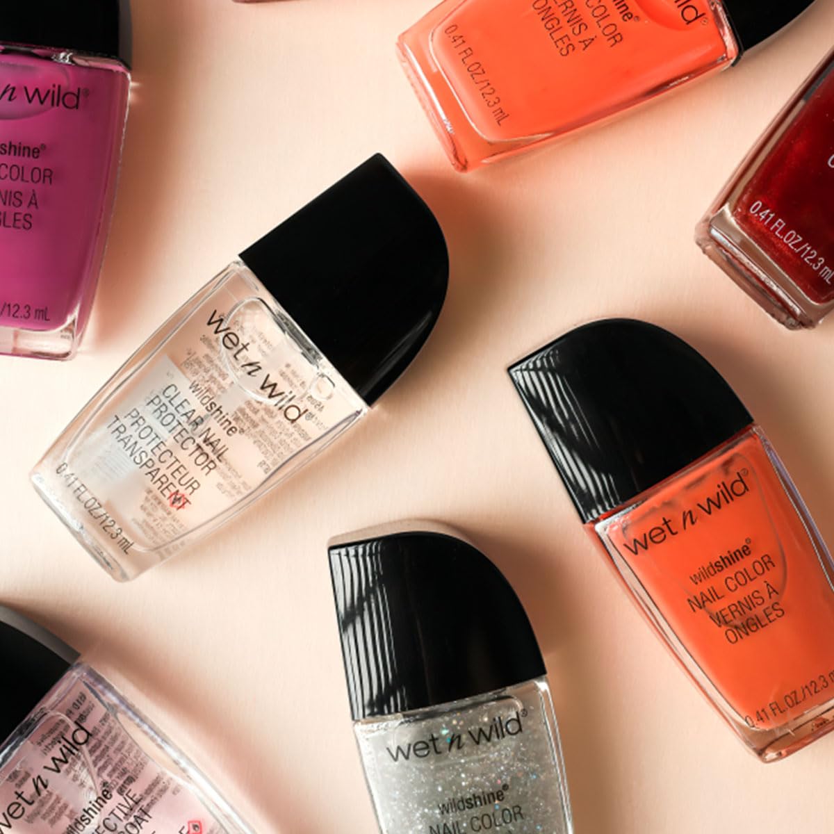 wet n wild Wild Shine Nail Polish, Red Casting Call, Nail Color