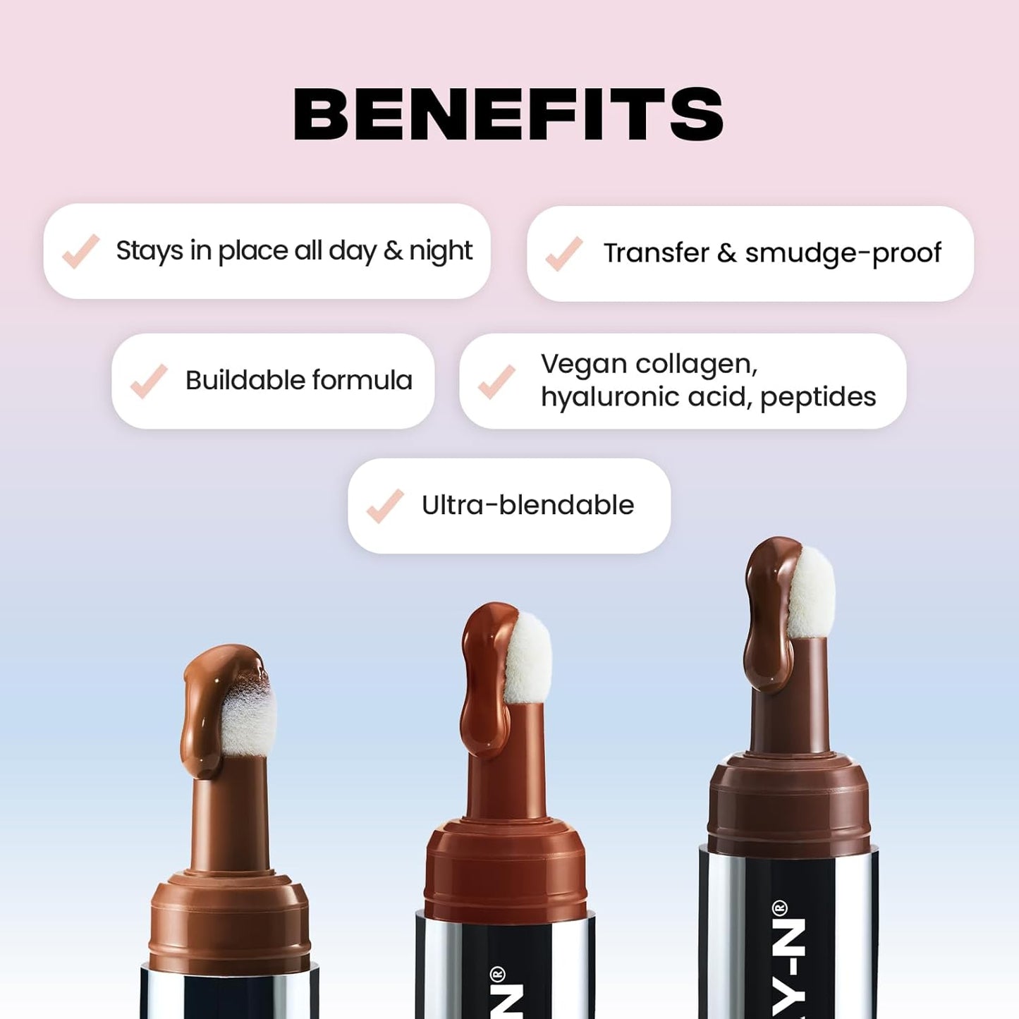 Sacheu Liquid Contour STAY-N Long Wear Cream Contour Makeup — Long Lasting, Blendable, & Lightweight Formula — Vegan & Cruelty-free, Giving Iconic
