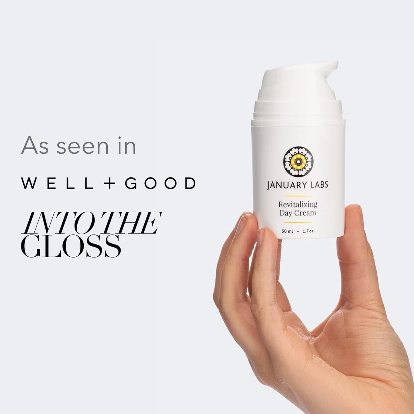 Revitalizing Day Cream, Peptide Rich Face Moisturizer, Safe for Sensitive Skin & Dry Skin, 1.7 Ounce Airless Bottle