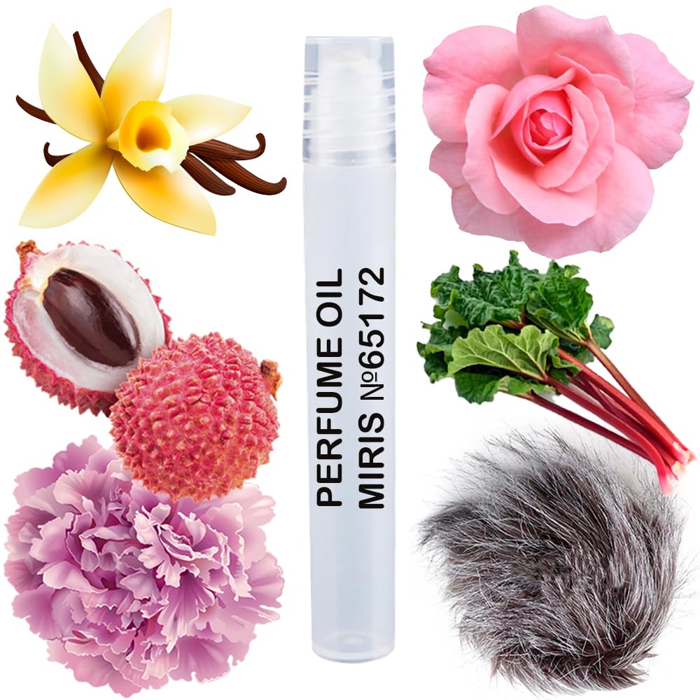MIRIS Perfume Oil No. 65172, Inspired by Delina, Long-Lasting Women Roll-On, Rollerball 0.34 Fl Oz / 10 ml