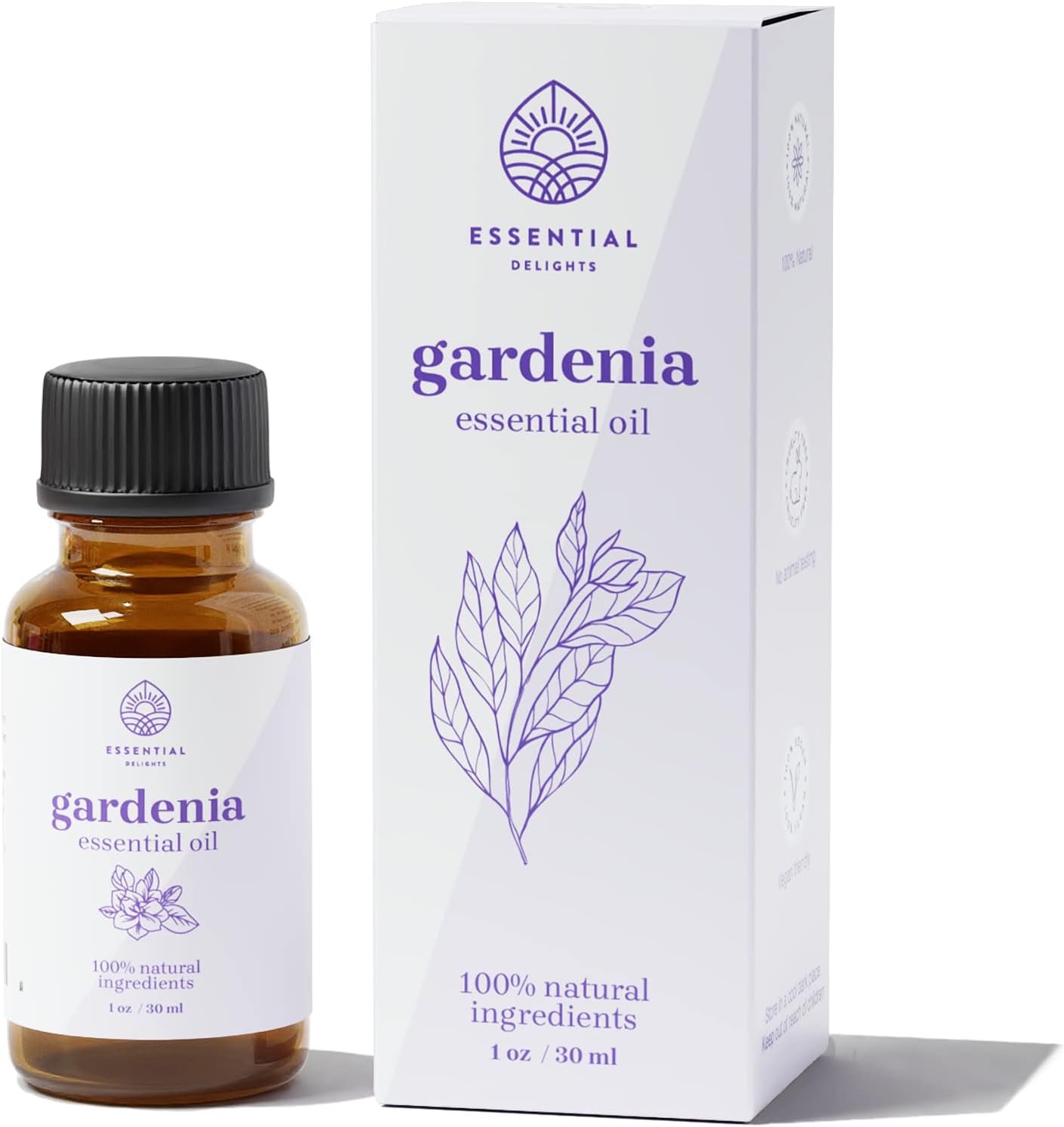 Gardenia Essential Oil - Premium Grade Essential Oil | Delicate Sweet Scent | for Aromatherapy, Soaps, Lotions, & Candles | Vegan & Cruelty Free (1 oz.)