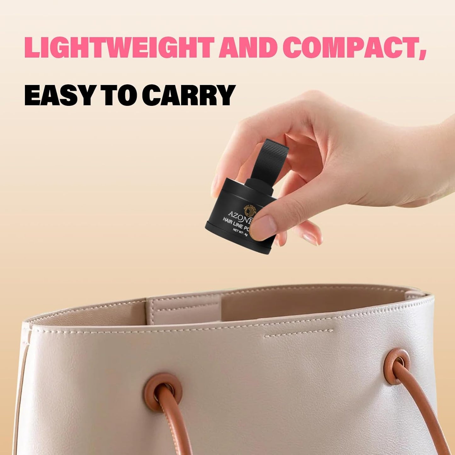 Root Touch Up Sets,Hairline Powder for Women Cover Up- Hairline Concealer for Thin and Thinning Hair, Water & Sweat Resistant,Contain Azonbey Makeup Brush (Dark Blonde, Med-Makeup Brush)