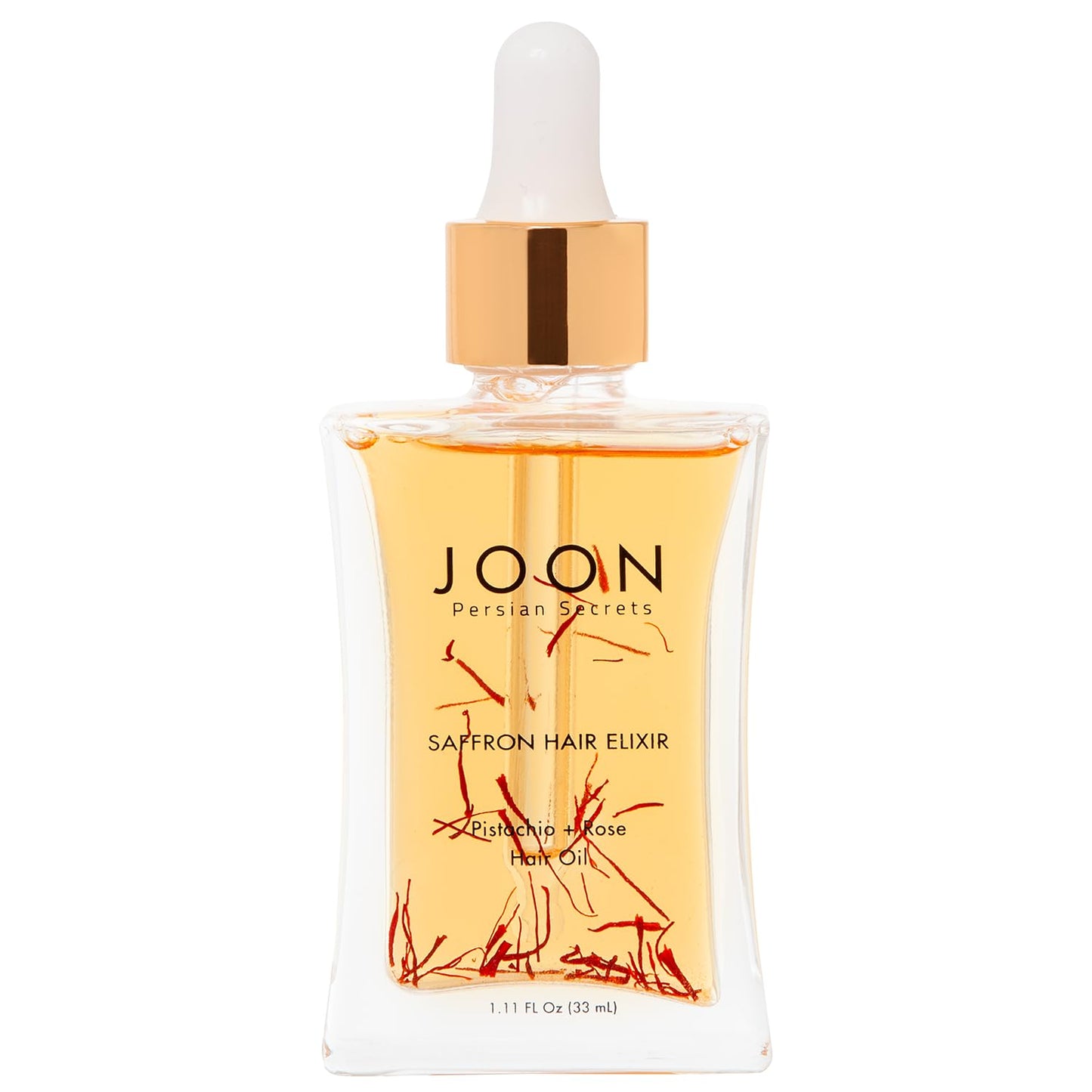 Joon Saffron Hair Elixir Pistachio + Rose Hair Oil, 1.11 Fl. Oz.