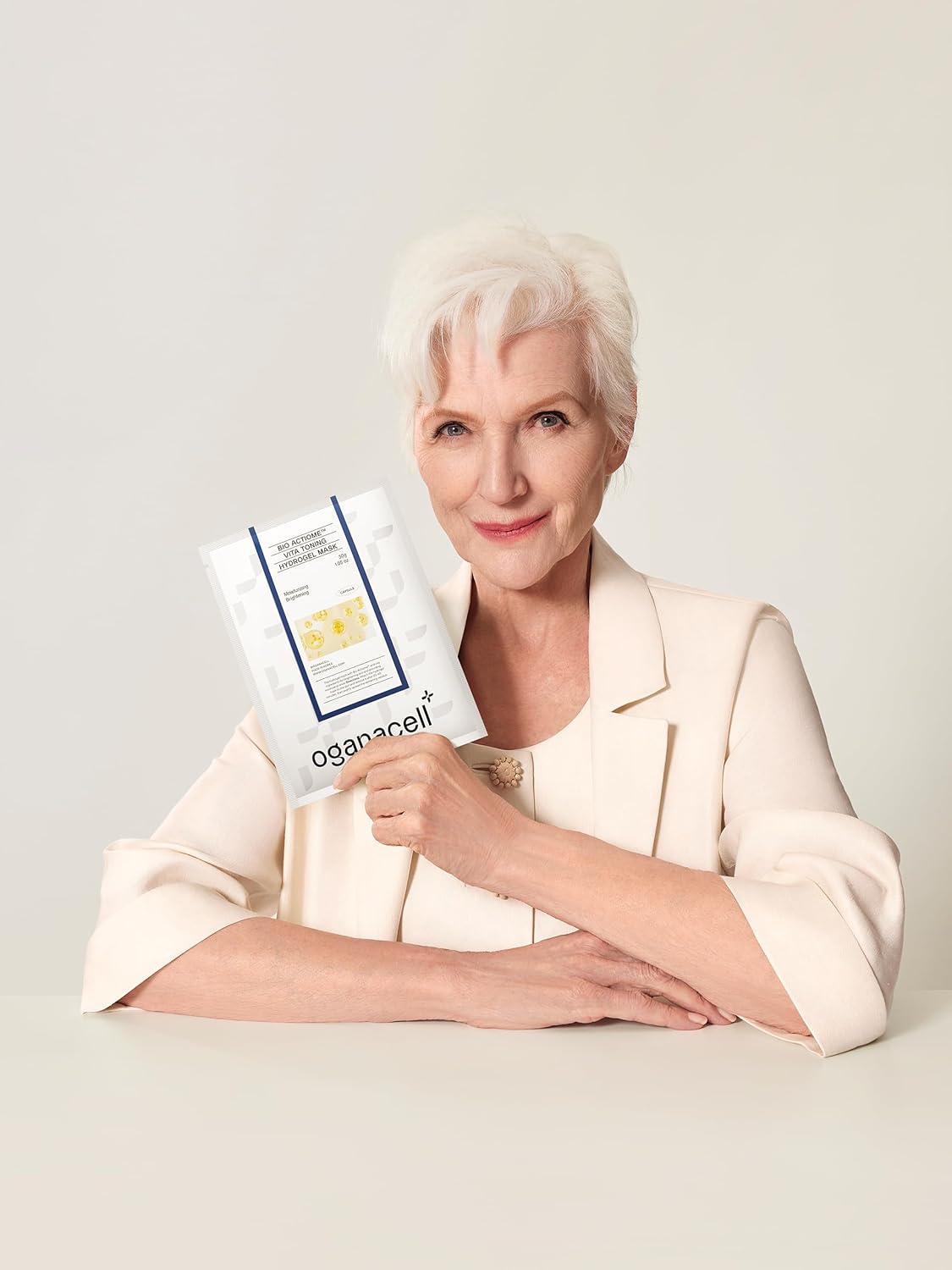 Vita Gel Hydro Facial Mask 5PCS - Brightening Glow & Even Skin Tone, Korean Spa-Strength Gel Mask with Vitamin C+E, Hydrating for Dullness/Dark Spots,Liposome Encapsulated