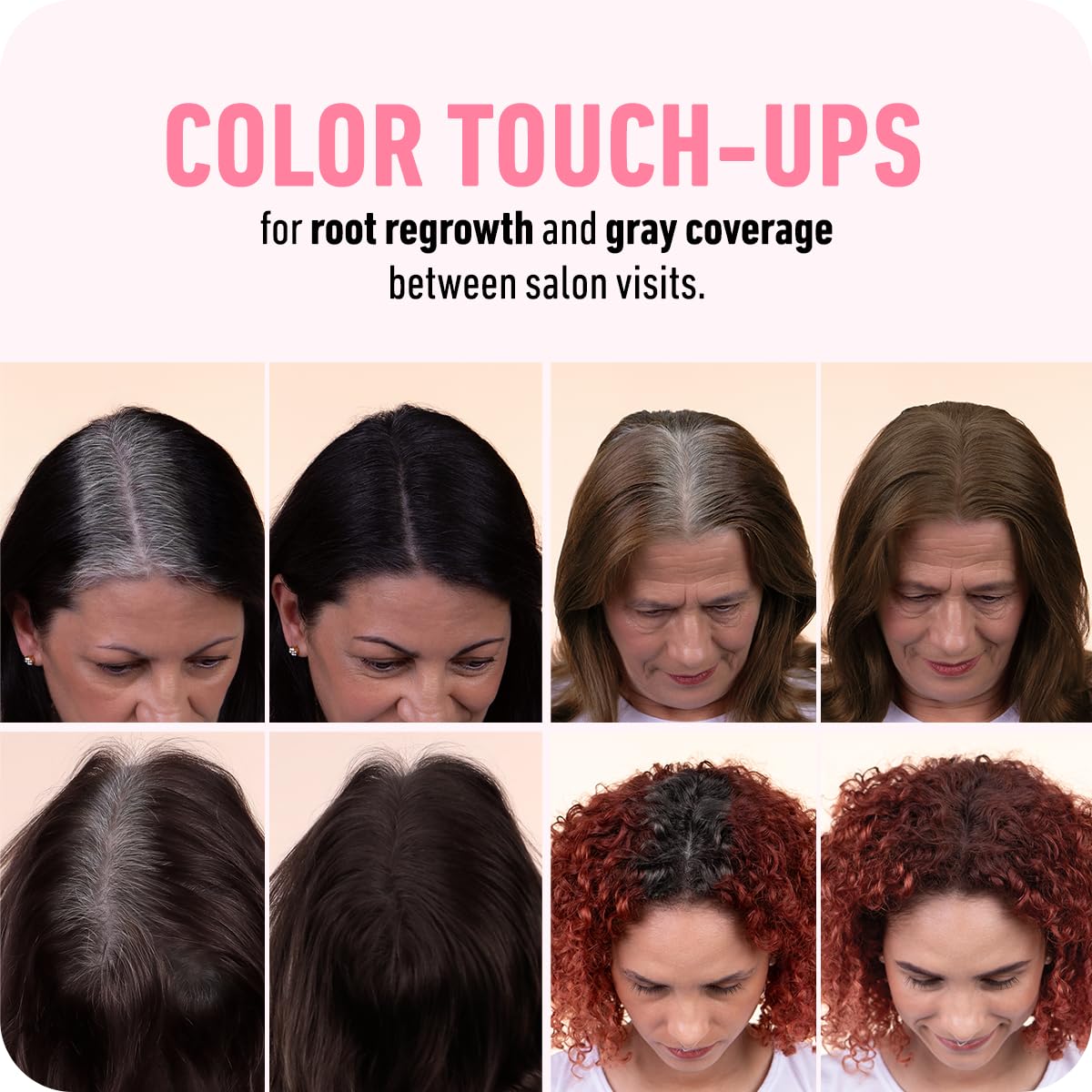 BOLDIFY Hairline Powder (LARGE, 10g) - Root Touch Up Hair Color for Gray Coverage - Bald Spot Concealing Hair Powder for Women & Men - 48-Hour Stain-Proof - Light Brown