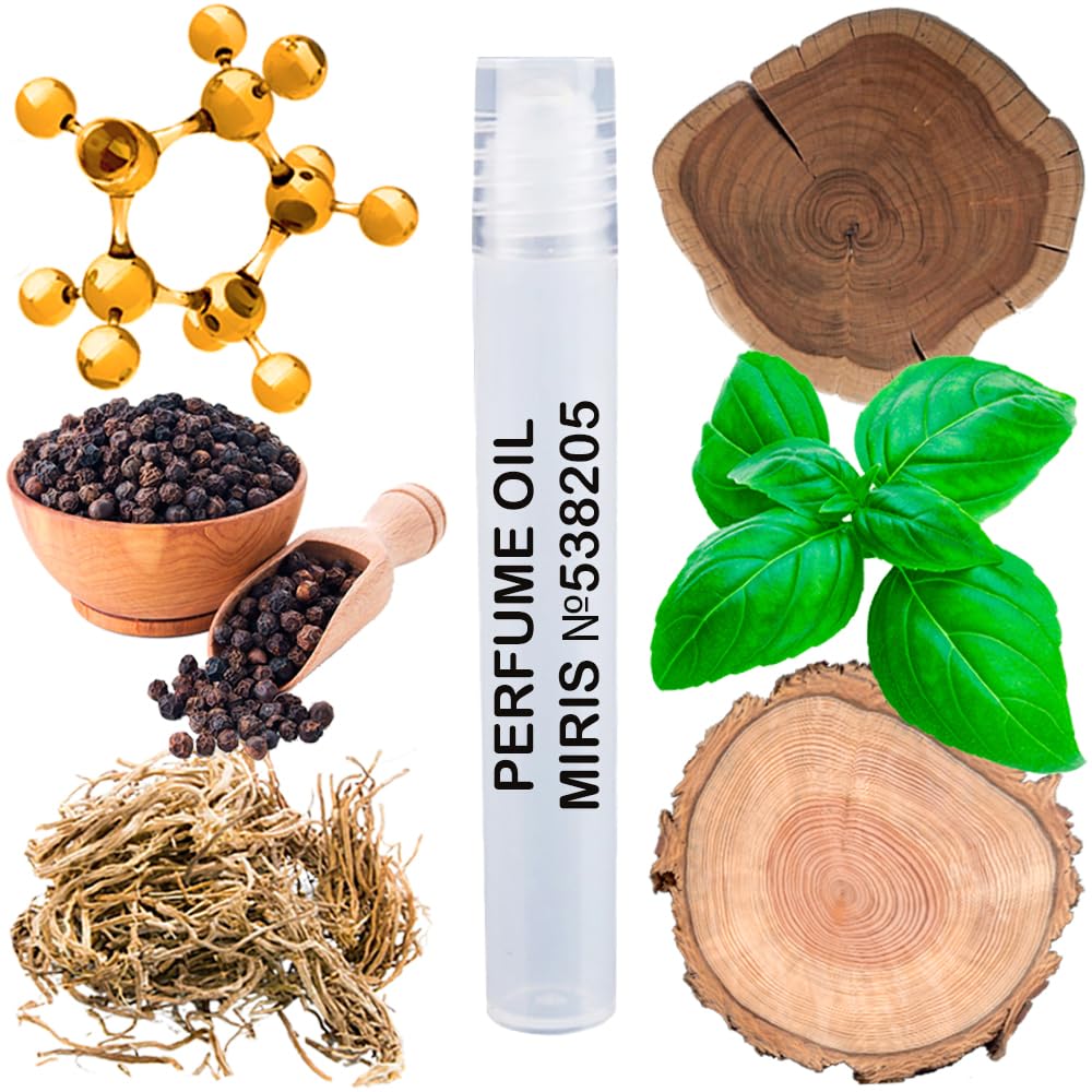 MIRIS Perfume Oil No. 538205, Inspired by Bois Imperial, Long-Lasting Unisex Roll-On For Women and Men, Rollerball 0.34 Fl Oz / 10 ml