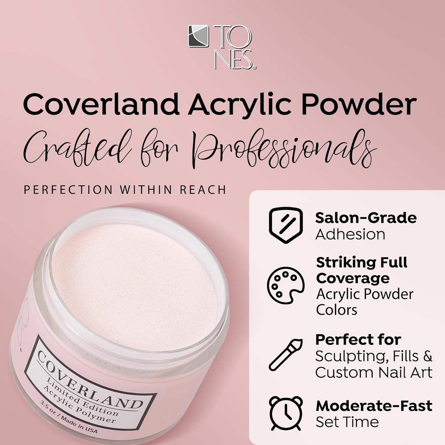 Coverland Acrylic Powder 3.5oz "Dolce Vita" - Limited Edition