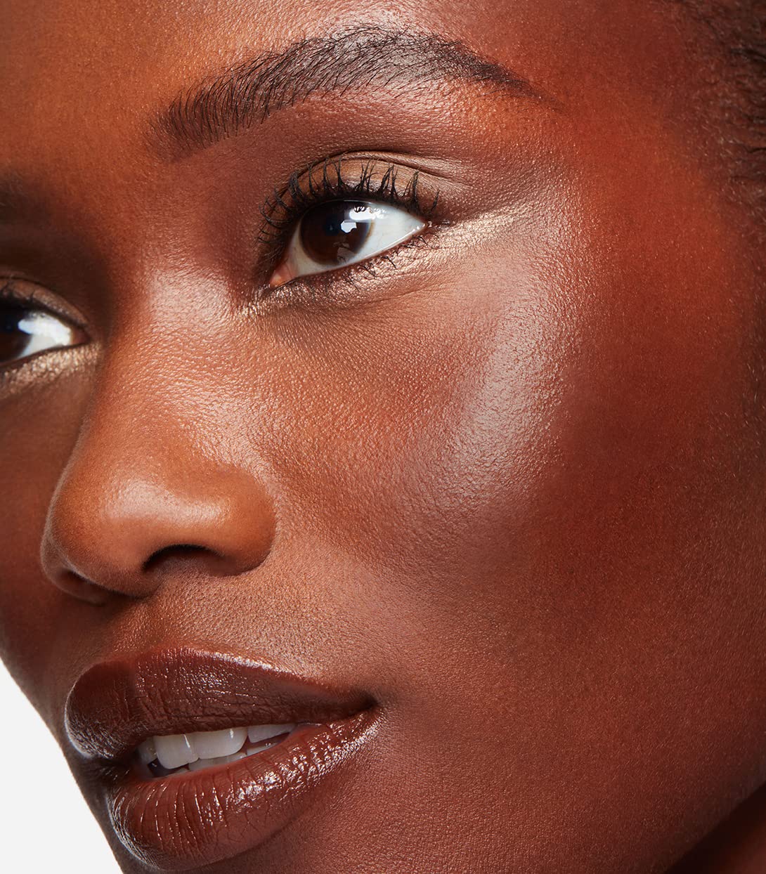 MAKE Beauty Heat Stroke Cream Blush Stick for Cheeks with Natural Hydrating Dewy Finish. Creamy Gel Blush Balm - Shade Baked, Deep Chocolate Brown Cheek Tint