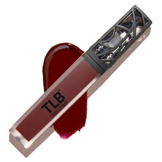 The Lip Bar - Nonstop Liquid Matte Lipstick, Rebel (Deep Burgundy) - High Pigment - One Swipe - Long Lasting - Jojoba Oil, Vitamin E - Vegan, Gluten Free, Cruelty Free - Makeup & Cosmetics - .24 fl oz