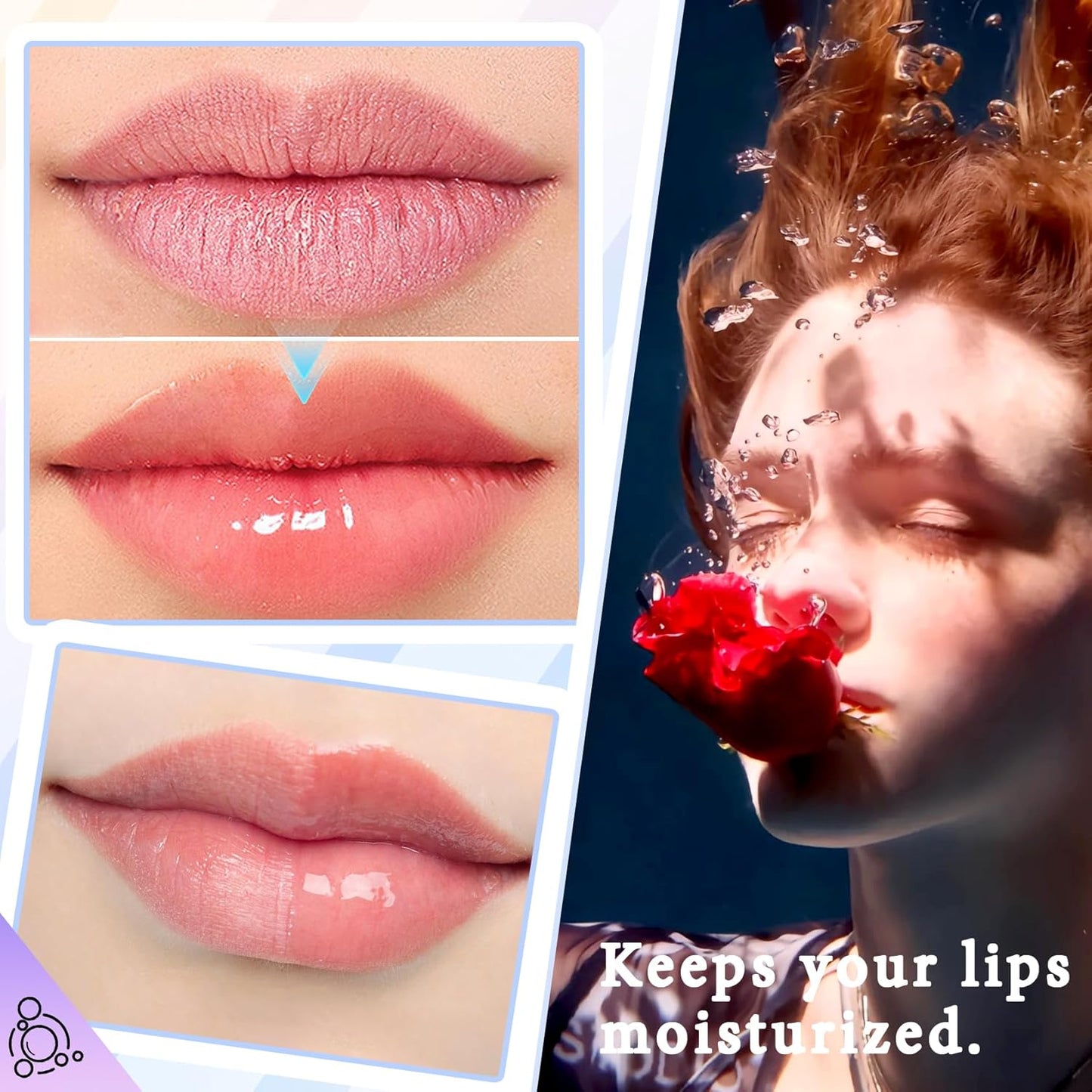 30PCS Moisturizing Lip Masks Set, Overnight Bulk Lip Patches, Long-lasting Hydrating Sleeping Lip Plumping Masks for Women 03
