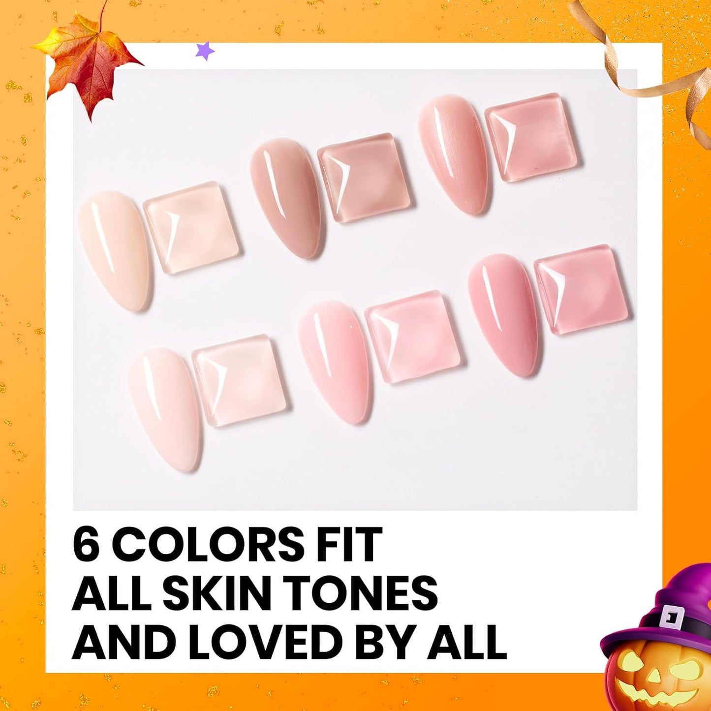 beetles Gel Polish Beetles Color Base Gel Nail Polish 6 Colors Nude Gel Polish Porcelain Doll Pink Polish Polish Neutral Sheer Strengthener Soak Off Art DIY Home