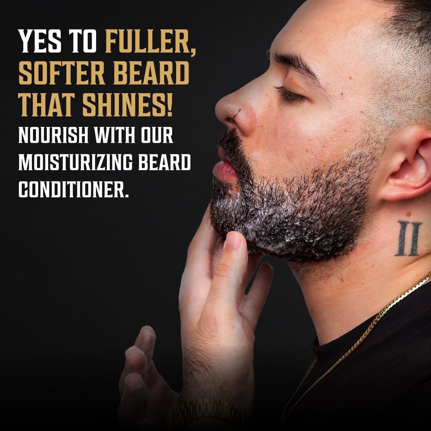 Viking Revolution Beard Wash and Beard Conditioner for Men with Argan Oil and Jojoba Oil - Beard Softener and Strengthener Beard Care Beard Shampoo and Conditioner with Beard Oil (10oz,Spiced Vanilla)