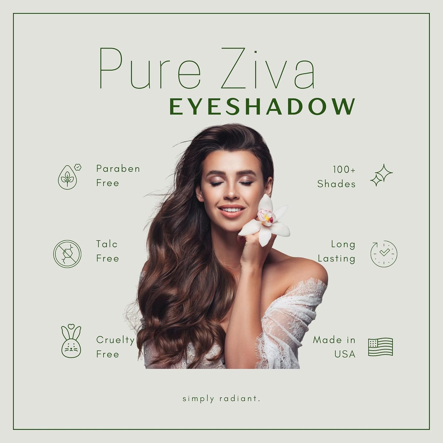 Deep Sea Blue Green Glitter Single Loose Mineral Powder Eyeshadow; Vegan, Talc & Paraben Free