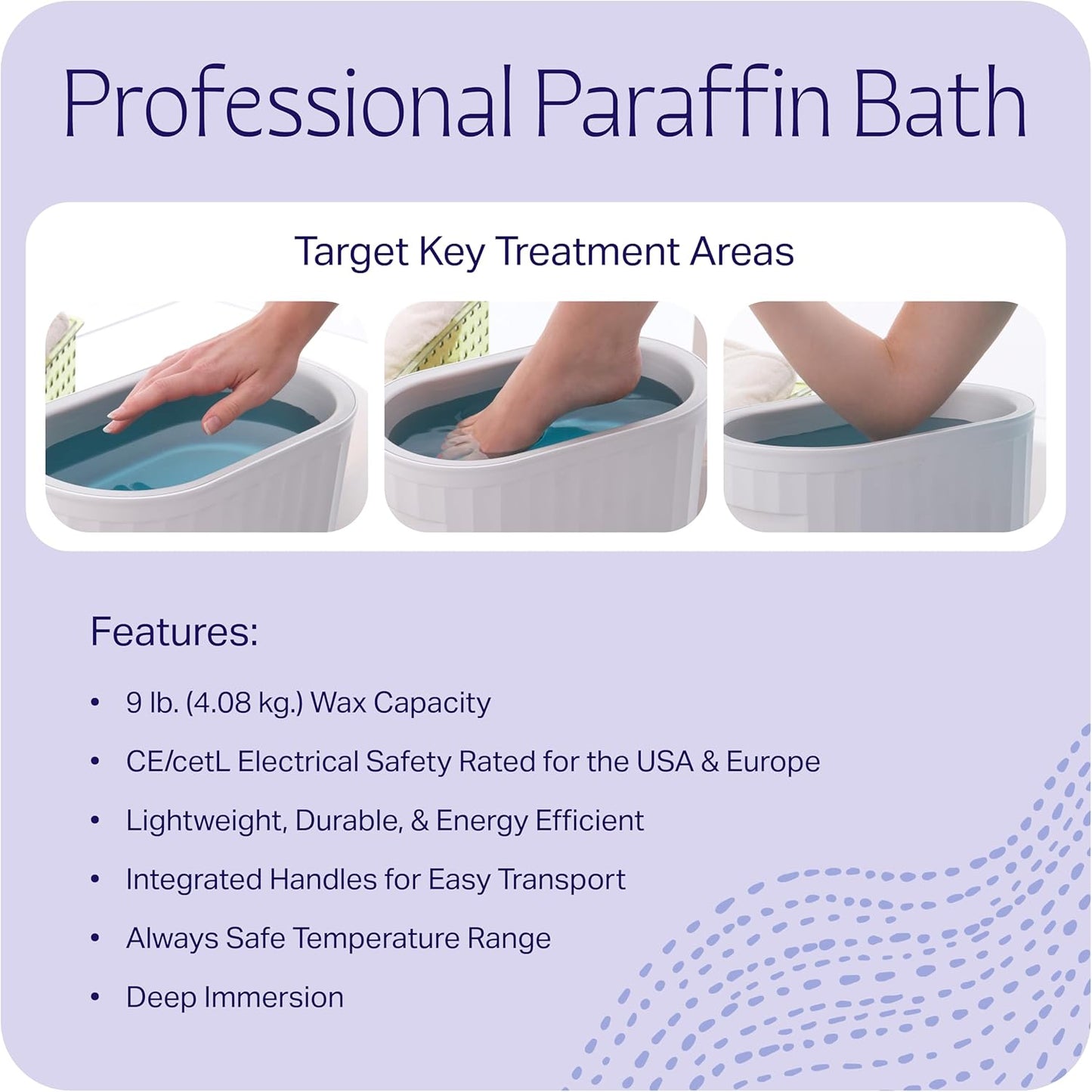 Therabath Professional Thermotherapy Paraffin Bath - Arthritis Treatment Relieves Muscle Stiffness - For Hands, Feet, Face and Body - 6 lbs Wintergreen