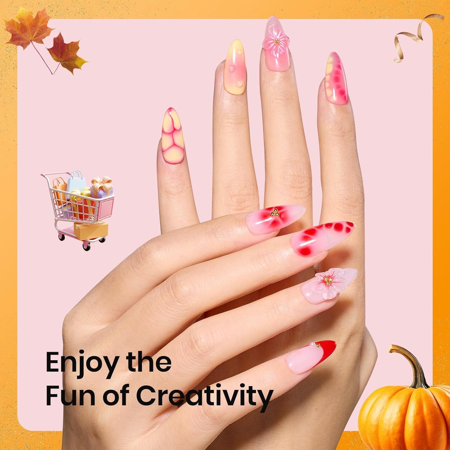 Beetles Blooming Gel, Blooming Gel Nail Polish Clear Uv Led Blossom for Spreading Effect Marble Natural Stone Watercolor Floral Print Fall Nails Soak off Diy Nail Art Design Manicure Gift for Women