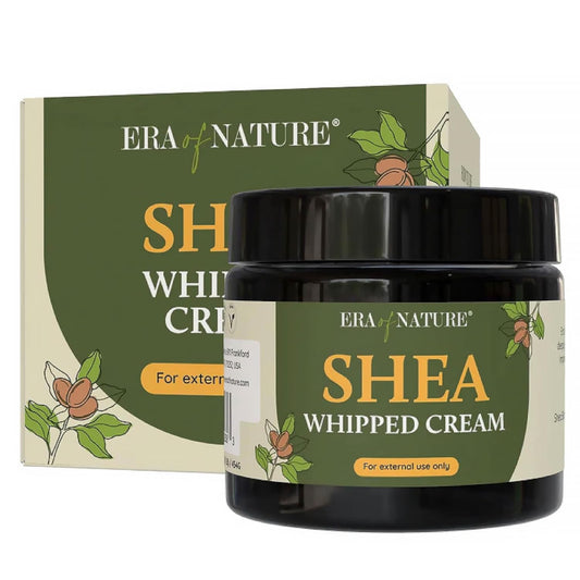 era of nature Shea Butter Whipped Body Cream for Women 16oz - Lightweight Whipped Lotion - Non-Greasy Body Butter Cream Lotion & Balm Moisturizer for Face, Hair & Dry Skin, Vegan Skincare