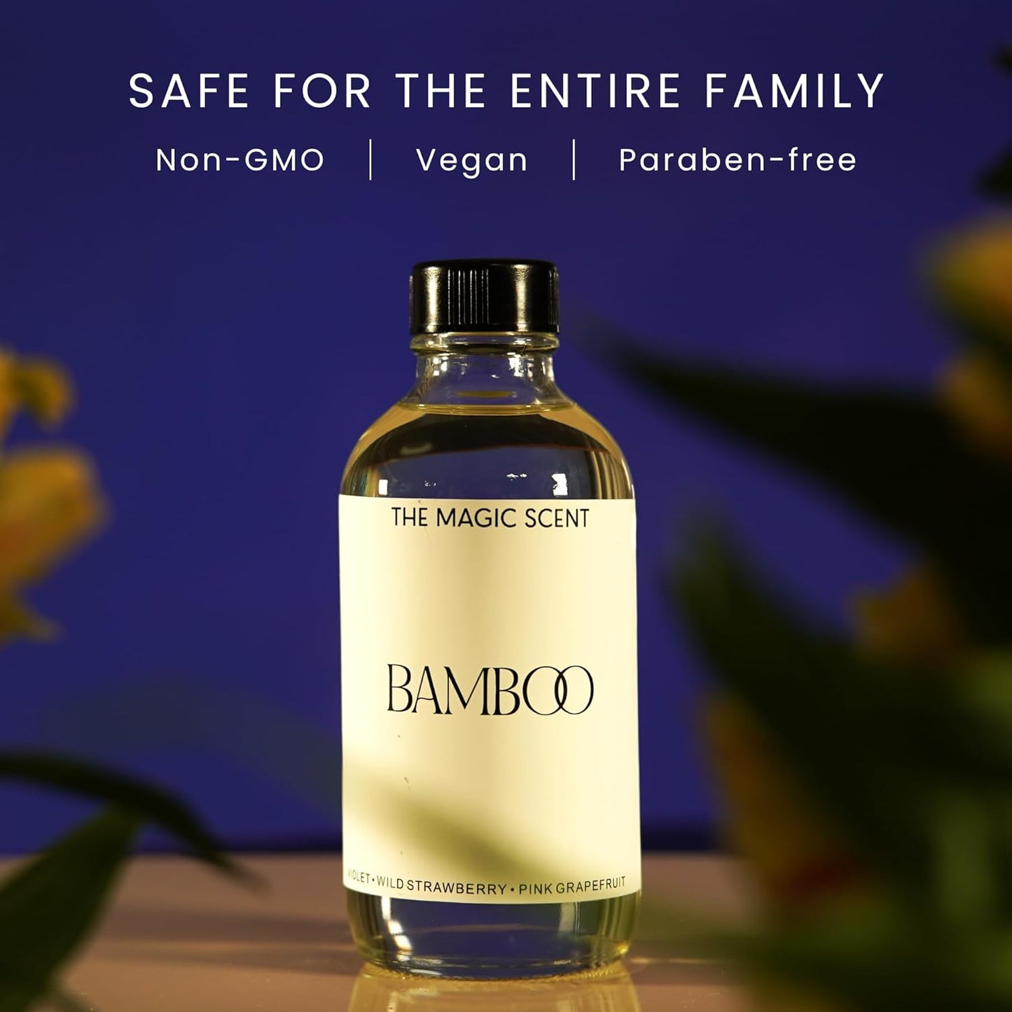 Bamboo Diffuser Oil - Hotel & Home Luxury Scents Inspired by The Four Seasons, Bora Bora - Diffuser Oil Scents for Home Designed for Use in All Diffusers - 8.5 fl oz, 250 mL