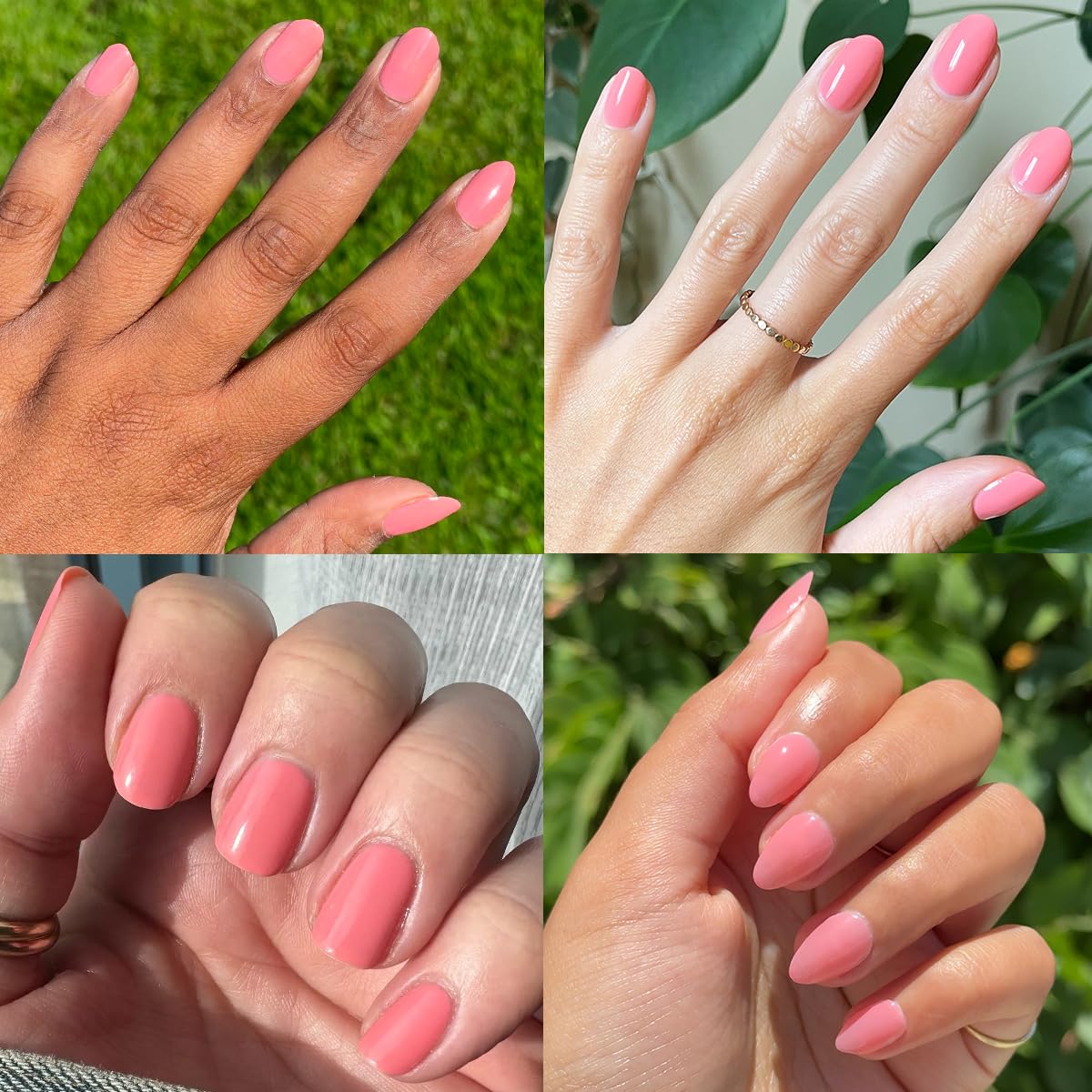 Olive & June Long Lasting Nail Polish | Plump, Gel-Like Finish No Lamp Needed, Lasts up to 10 days | Salon-Quality at Home | 15-Free, Vegan & Cruelty-Free Chip-Resistant | Papaya Gloss, Coral