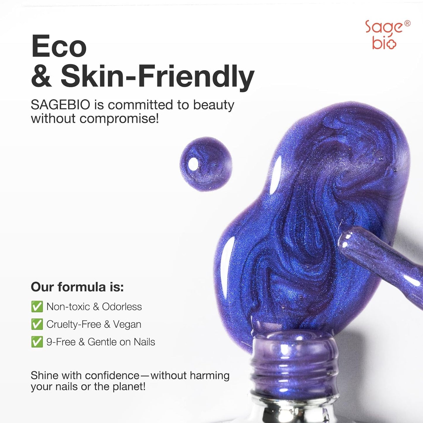 15ml Cat Eye Gel Nail Polish with Magnet Shimmer Glass Bead Effect 12