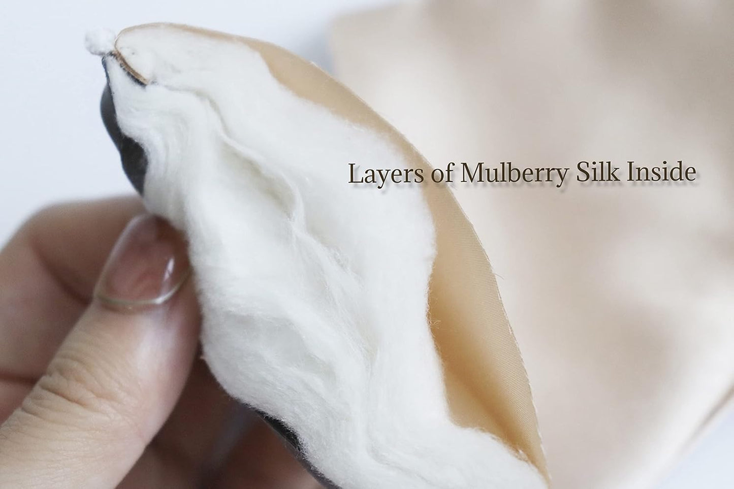 Premium 25 Momme Mulberry Silk Eye Mask for Sleeping (Ocean)