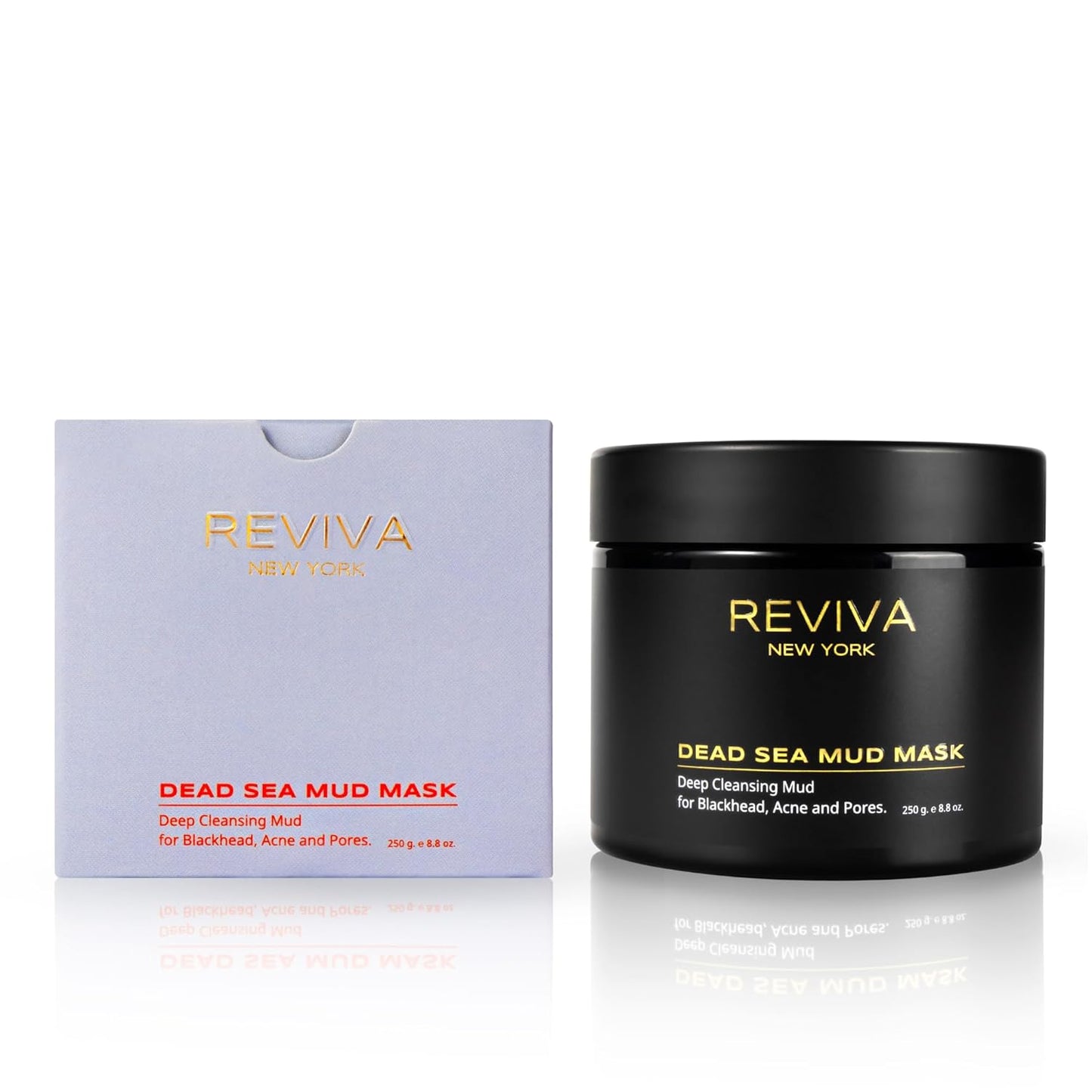 Dead Sea Mud Mask for Face and Body - Clay Mask for Blackhead Remover, Acne Treatment and Pore Minimizer - Organic Clay Mask for Men & Women - Deep Cleansing Recovery Mud Mask for Skincare