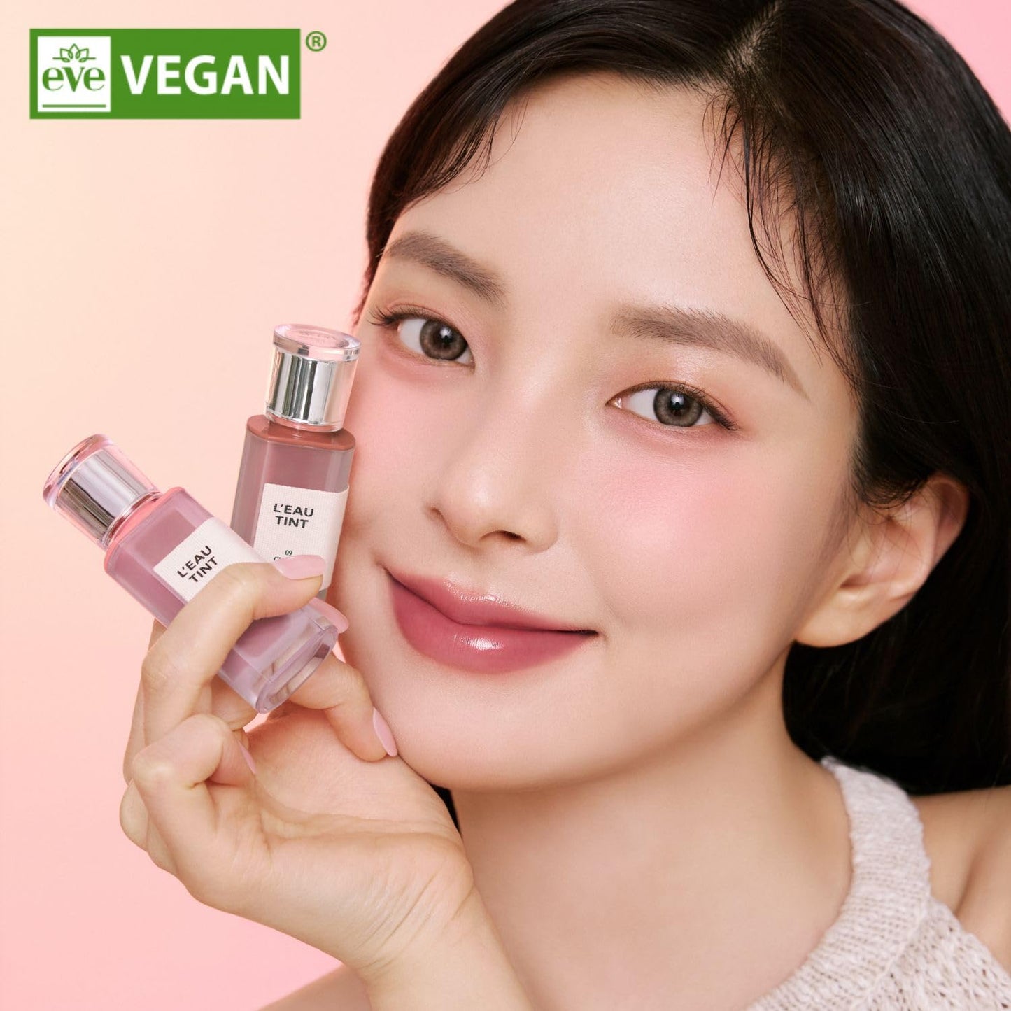 BBIA L’EAU Tint – Glossy & Glow Lip Stain, Watery Lip Tint, Non-Sticky, High Shine Finish, Long-lasting, Moisturizing, Lightweight, Natural, Daily Use, Vegan, Korean Lip Makeup (05 PEONY L'EAU)