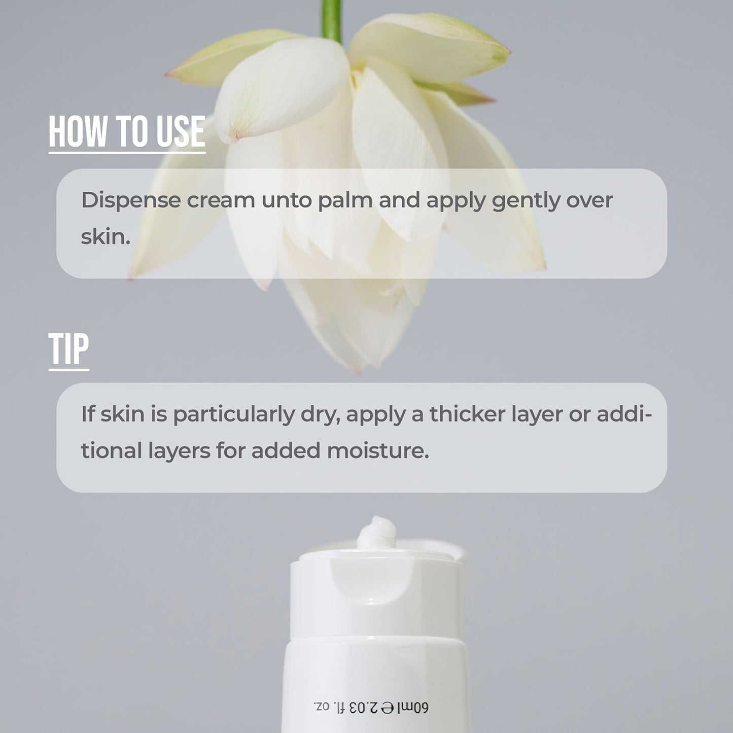 ROVECTIN Calming Lotus Water Cream - Lightweight Face Moisturizer for Oily, Combination Skin | 75% Lotus Water Extract For Skin Purifying, Anti-Aging | Vegan Korean Skincare (2.03 fl.oz) [2 Pack]