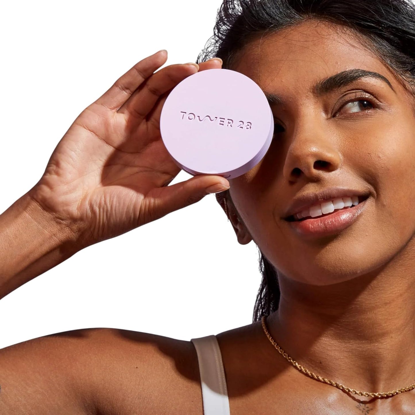 Tower 28 GetSet™ Talc-Free Setting + Brightening Pink Powder – Blurring, Soft Matte, Sweat-Proof & Transfer-Proof – Hydrating, Sensitive Skin Safe, Vegan & Cruelty-Free – Palisades Pink