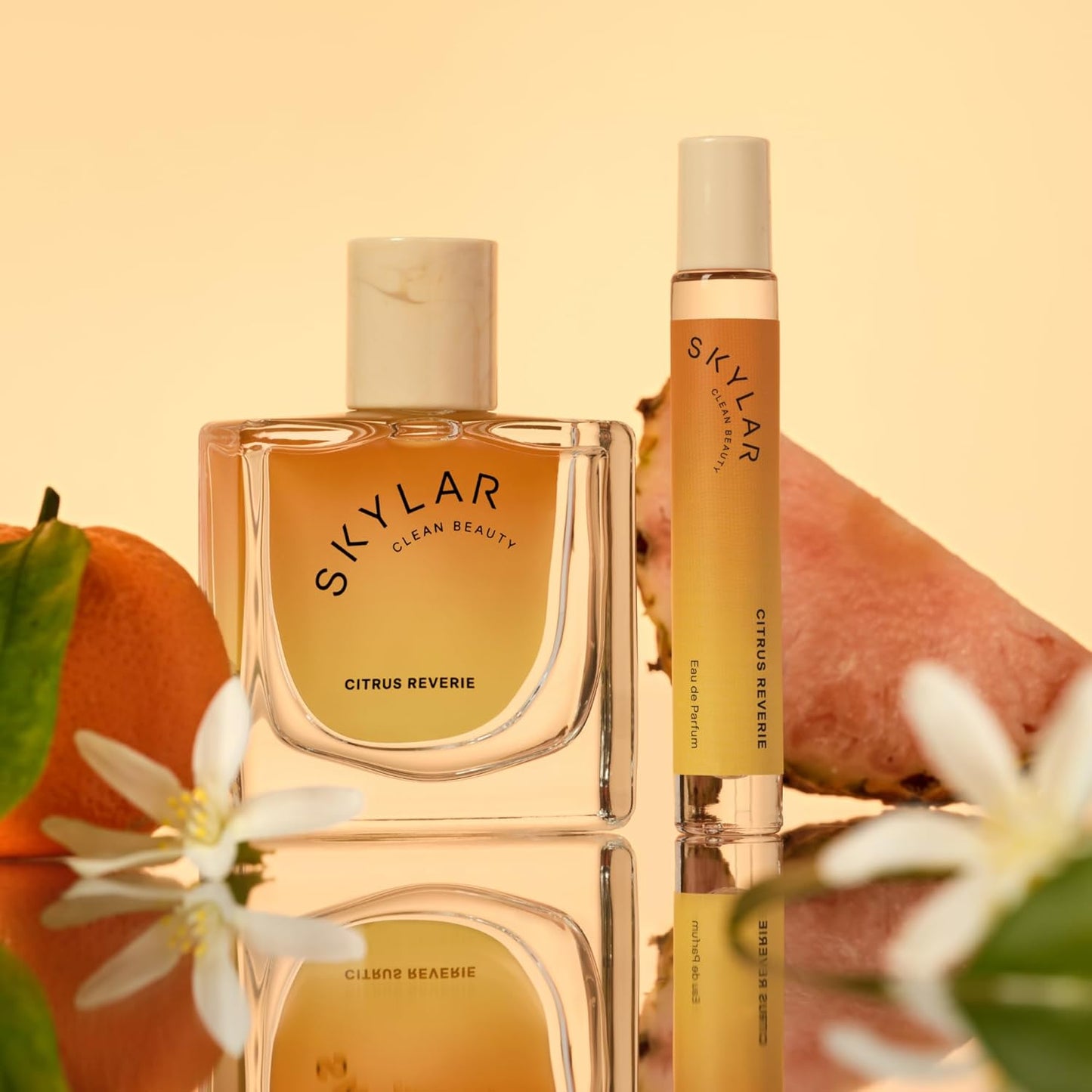 Skylar New Citrus Reverie Eau de Parfum-Hypoallergenic Clean Perfume for Women & Men, Vegan, Safe for Sensitive Skin-Fruity Floral Scents, Madarin, Orange, Pinapple-10mL /.33 Fl Oz