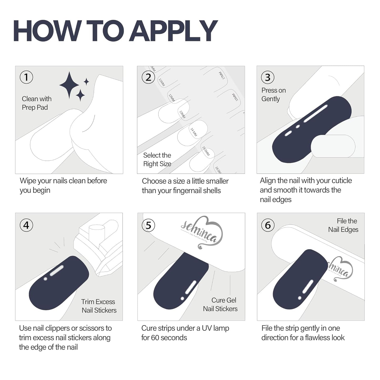 Semi Cured Gel Nail Strips-Multi-Size Semi Gel Press On Nails Stickers Sports & Shower Safe,Glossy Press Ons for Mom & Busy Lifestyle Works with Any UV/LED Lamps(Pink)