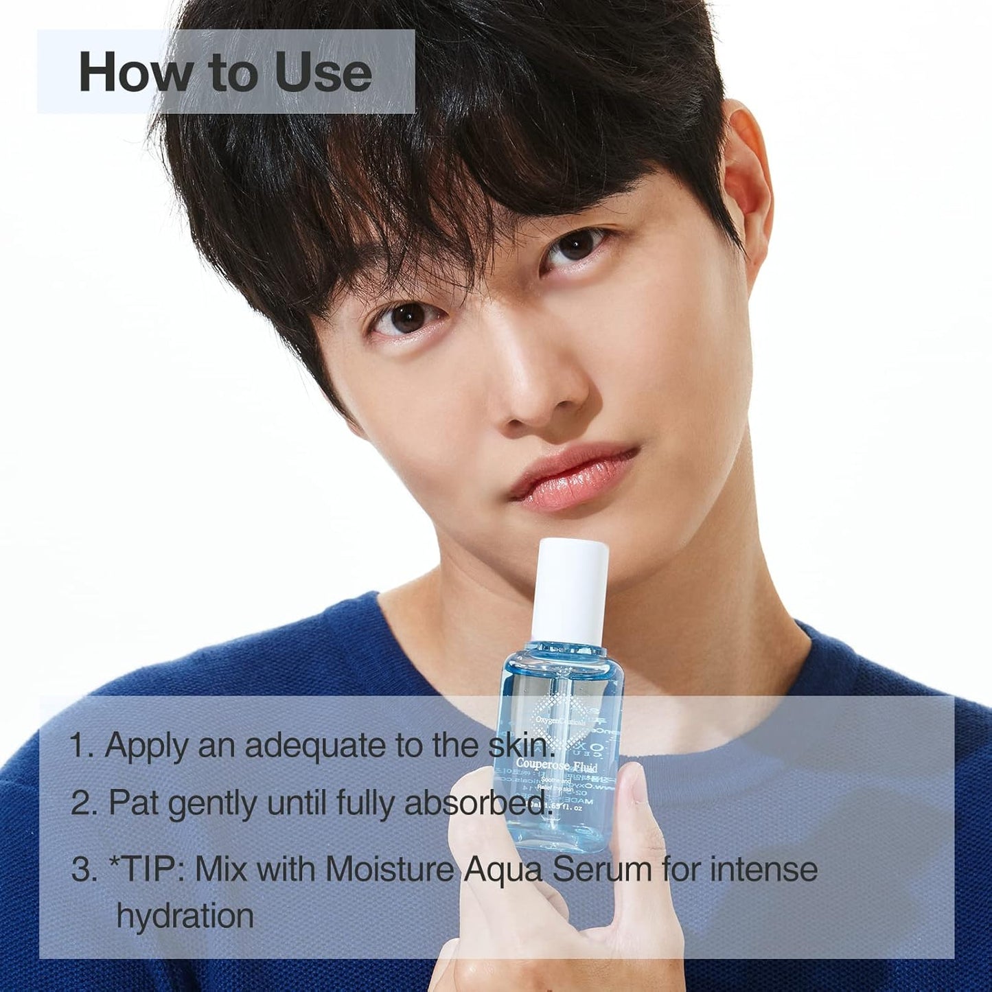 Couperose Fluid – Soothing & Calming Ampoule for Sensitive, Redness-Prone & Troubled Skin, With Hydrolyzed Collagen, Sodium Hyaluronate, Aloe Vera & Rose Water. 1.69 fl.oz (50ml)