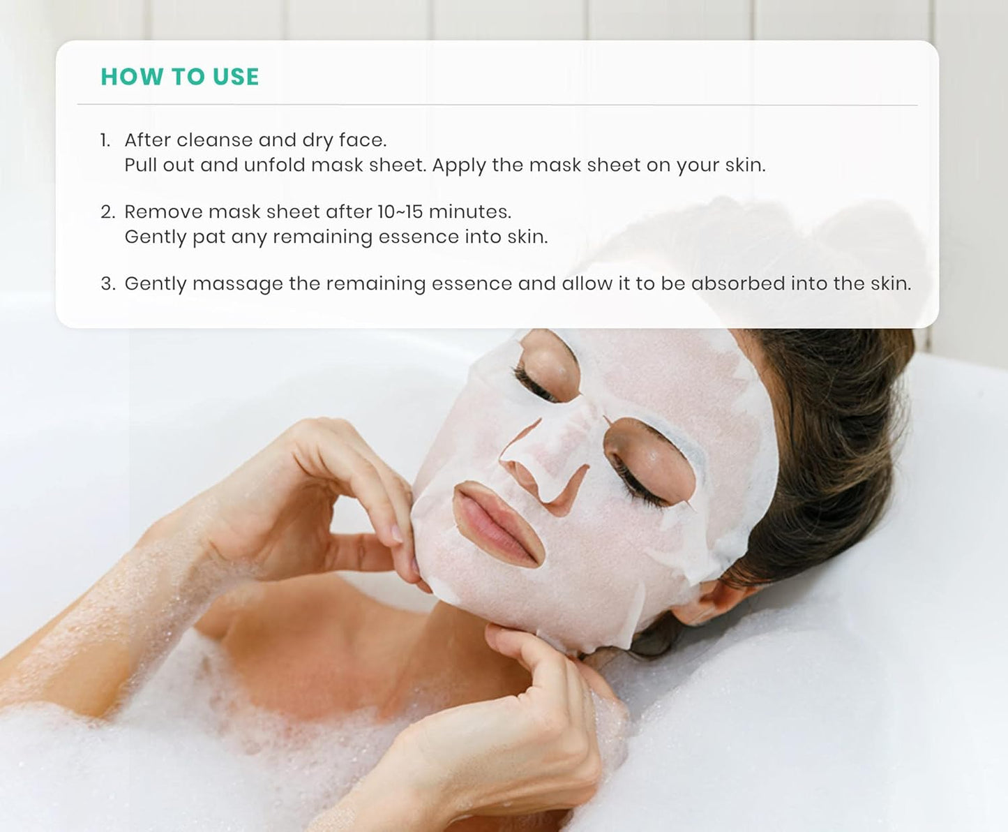 Veraclara] Facial Face Mask | Korean Skin Care Mask… (24COMBO)