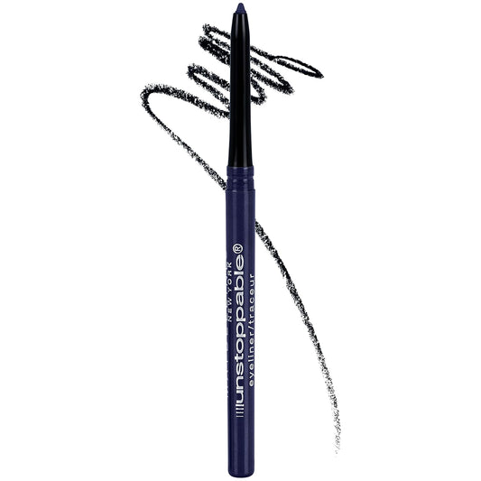 Maybelline Unstoppable Waterproof Mechanical Blue Eyeliner Pencil, Easy to Apply, Smooth Glide, Up to 24 Hour Wear, Sapphire