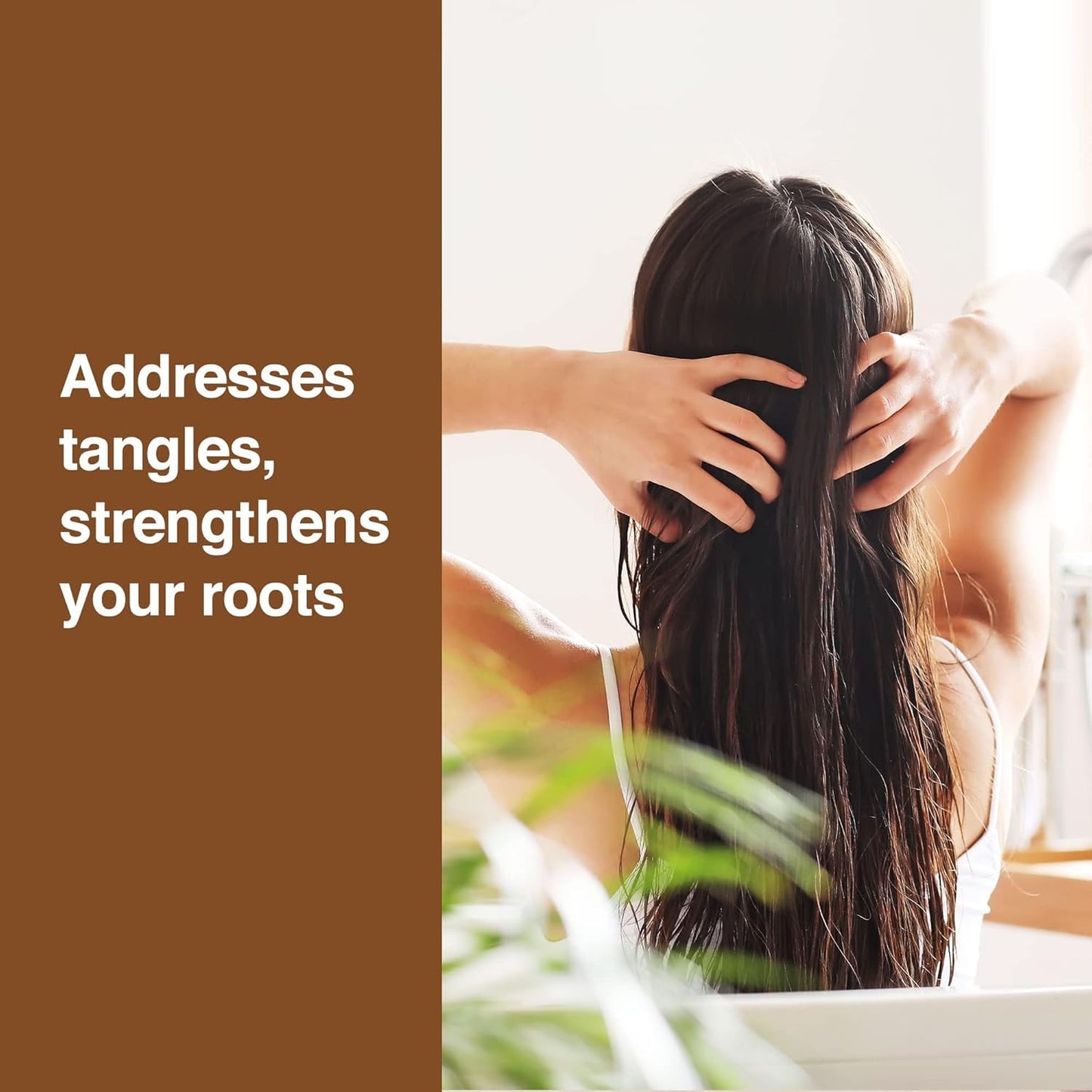 Keratin Anti-Frizz Leave-in Conditioner and Straightening Serum with Argan Oil for All Hair Types - 2 Fl. Oz.