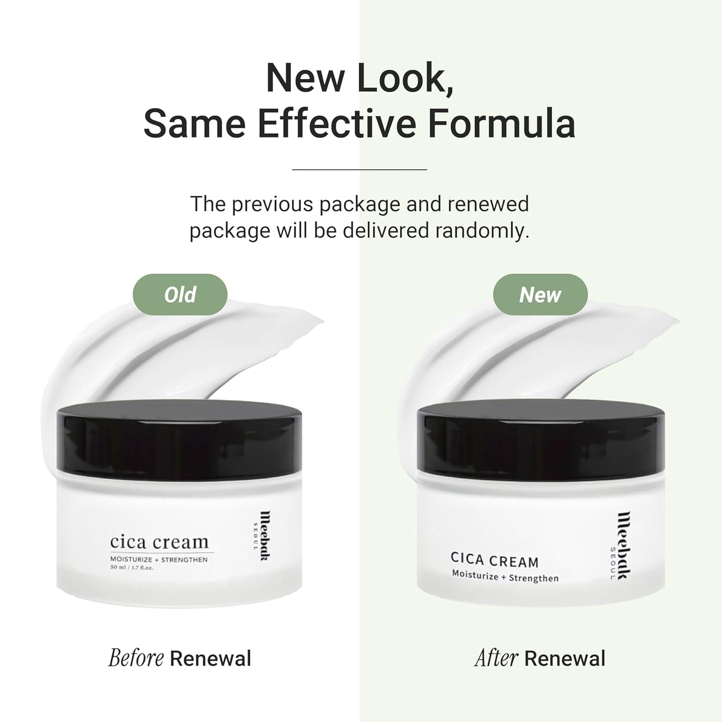 Meebak Cica Cream | Daily Repair Moisturizer with Niacinamide, Ceramide, & Retinol | Deep Hydration & Soothing | Locks in Moisture | Suitable for Sensitive Skin