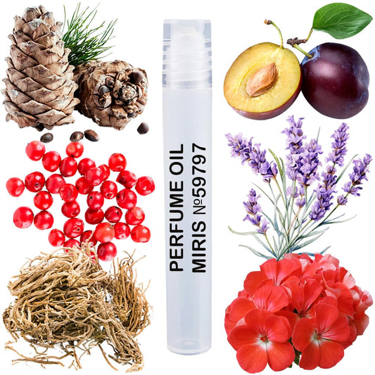 MIRIS Perfume Oil No. 59797, Inspired by Bad Boy Cobalt Electri, Long-Lasting Men Roll-On, Rollerball 0.34 Fl Oz / 10 ml