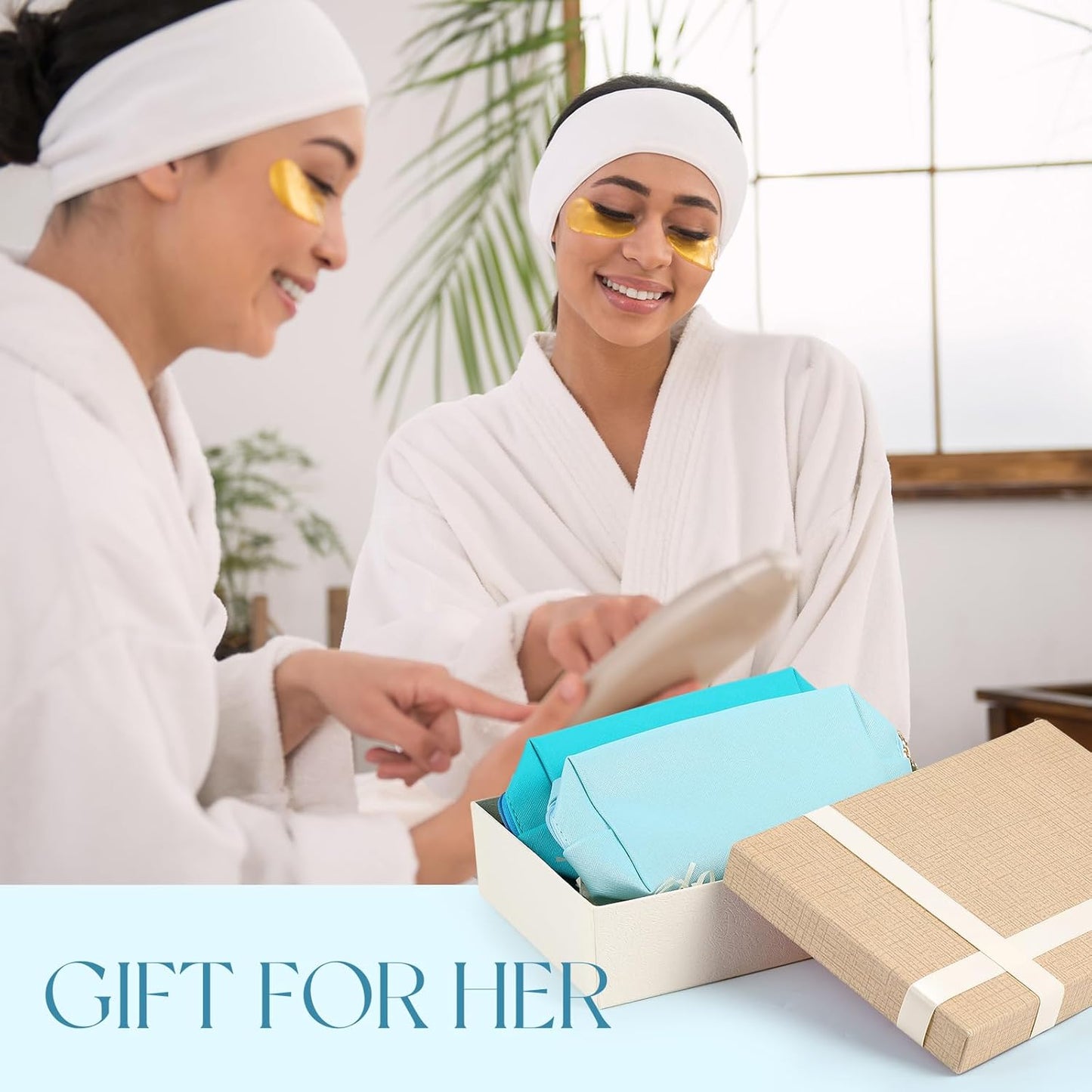 Kigeli 15 Pcs Aesthetic Makeup Bags PU Leather Cosmetic Pouches Waterproof Plain Toiletry Bags Makeup Pouches Bulk for Women Party Gift Travel Storage Organizer(Blue Teal)