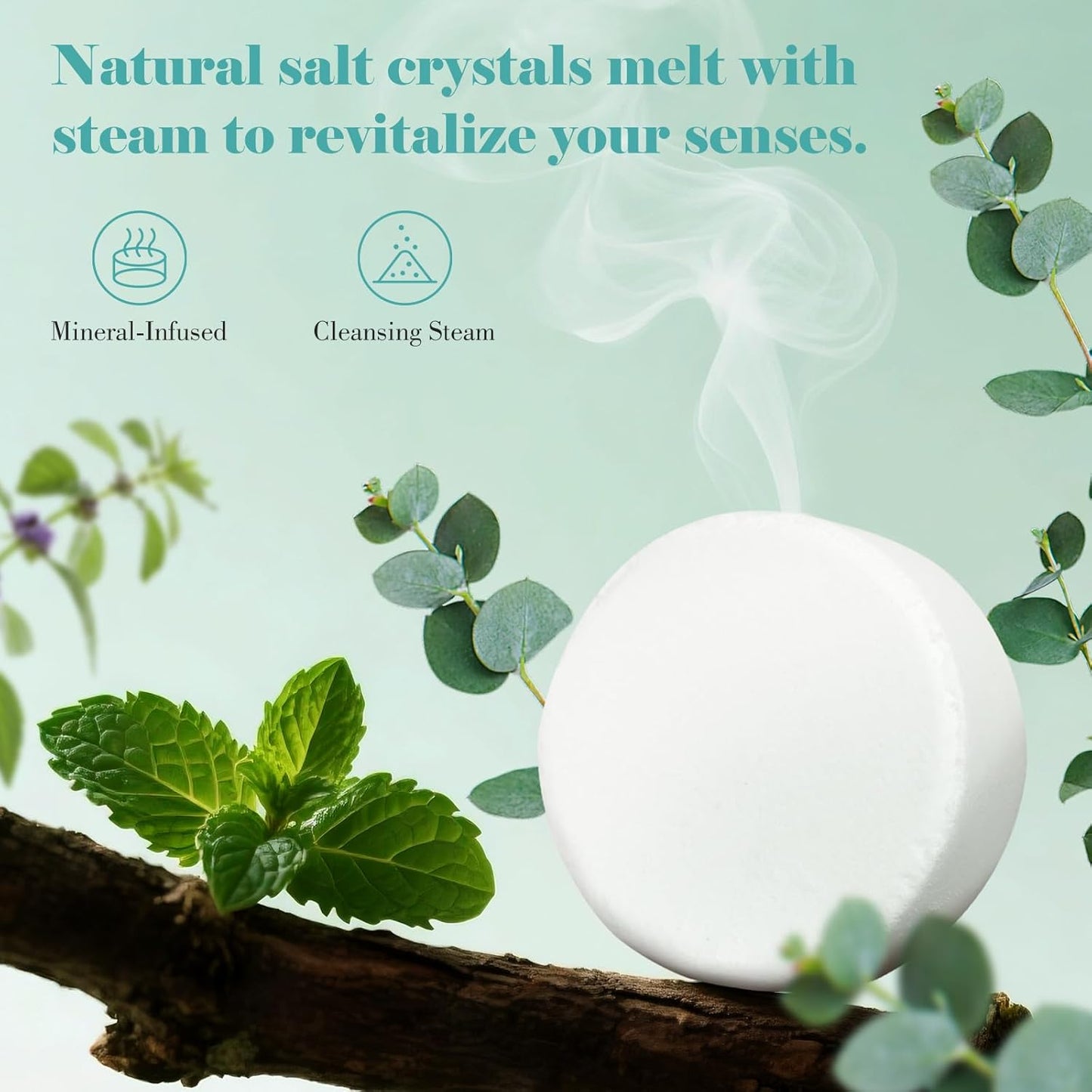 W&E Choice Shower Steamers Aromatherapy 18 Pcs- Shower Bombs Birthday Gifts for Women, Eucalyptus Mint Essential Oils for Daily Relaxation & Stress Relief, Gift for Women & Men, Mom, Teen