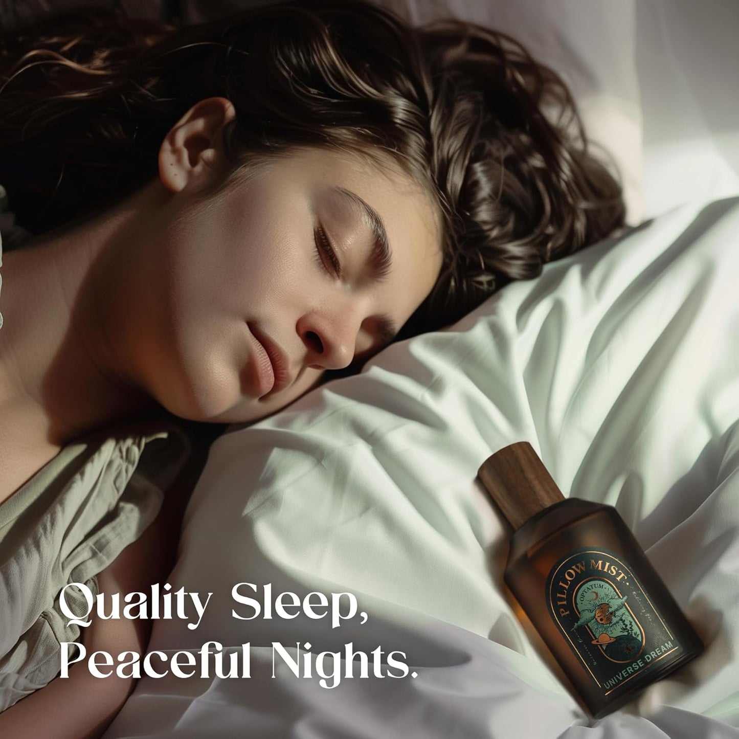 Pillow Mist - Aromatherapy Pillow Spray for Sheets, Linen & Bedding, Natural Essential Oils for Stress Relief, Gift for Someone Who Wants to Sleep Well - Universe Dream