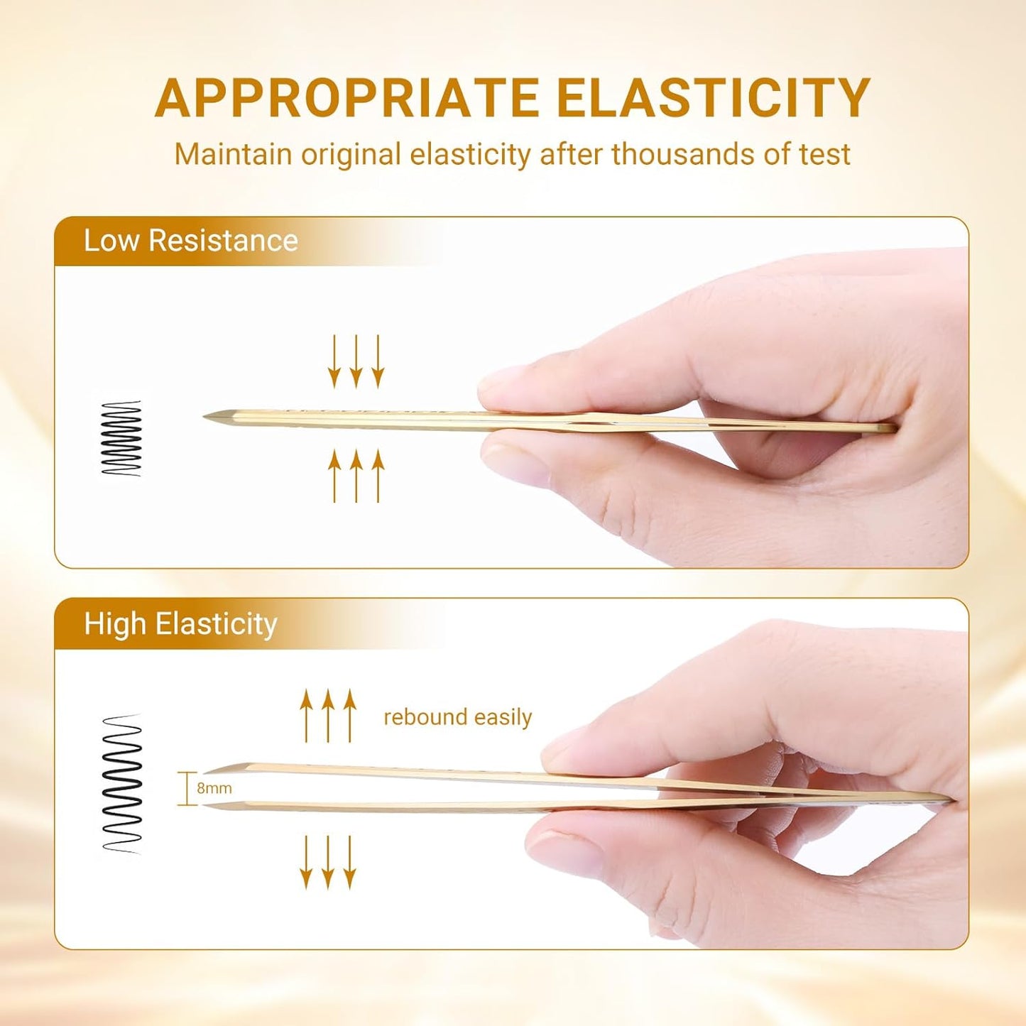 NAGARAKU Precision Fiber Tip Tweezer for Eyelash Extensions Diamond Grip Anti-Static Anti-Slip Premium Stainless Steel Pointed Volume Eyelashes Boot Tweezers Supplies with Box(L Typ Tweezers AG-09)