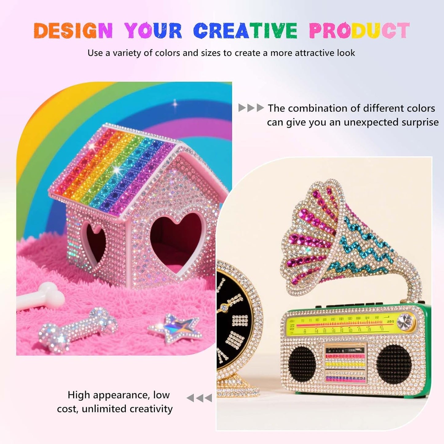 Morcheiong 17000Pcs Resin Rhinestones Yellow Flatback Crystals Diamond Includes Tweezers and Pickup Pen Suitable for Crafting DIY Nail Art Makeup Wedding Dress Clothing Mug