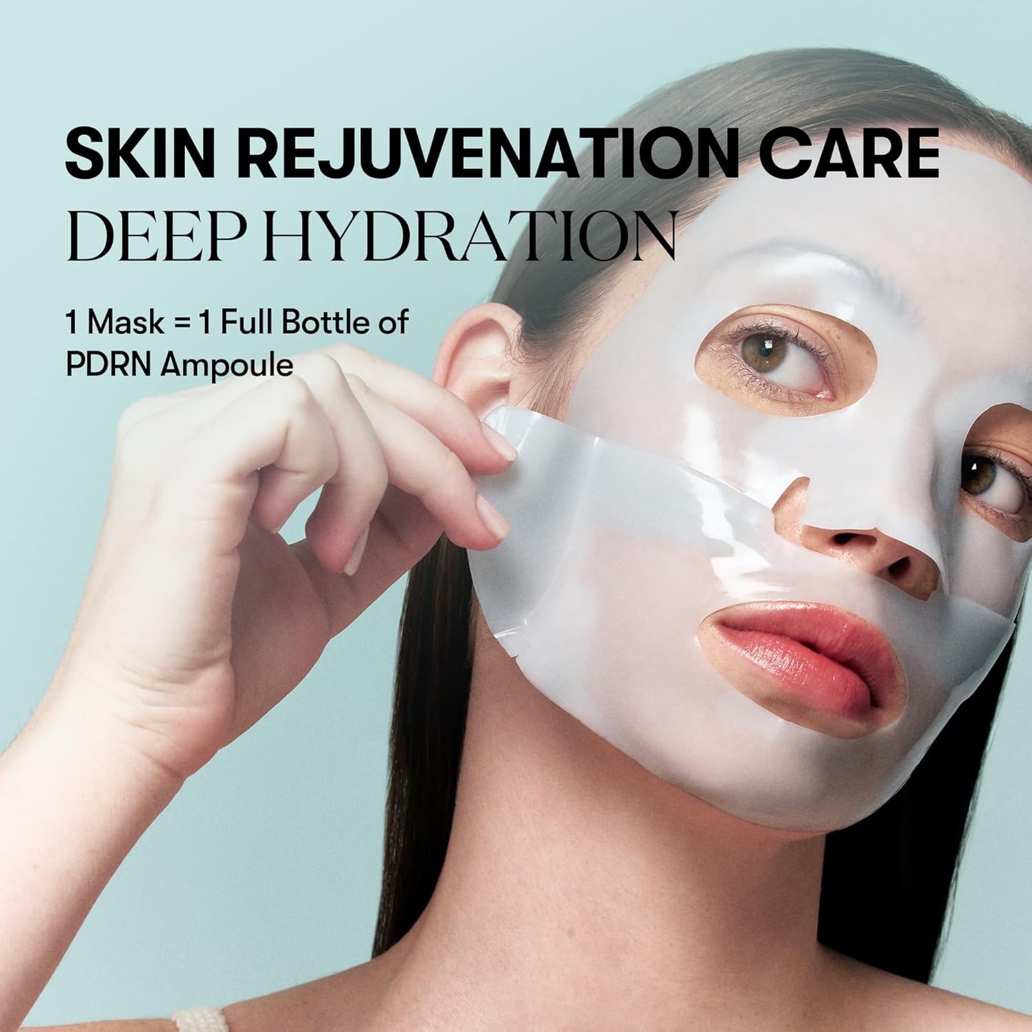 VT COSMETICS PDRN Hydrogel Mask(33gx4ea), Intensive Nourishing & Rejuvenating Overnight Mask, Skin Repair, Elasticity Boost, Hydrating & Plumping, Korean Skincare