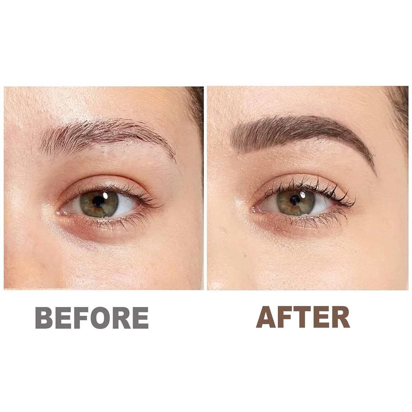 Boobeen Eyebrow Pomade Cream, Waterproof Brow Pomade Gel High Pigmented Long-lasting for Natural Eyebrow Makeup, Suitable for Everyone (Medium Brown)