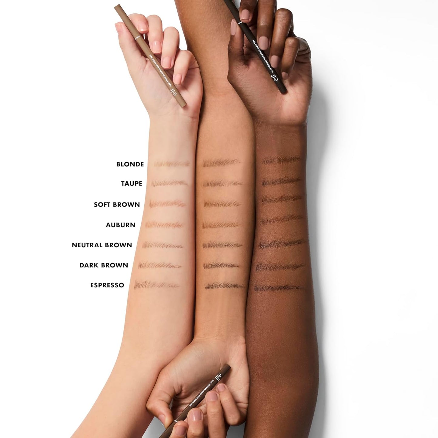 e.l.f. Holy Strokes Micro-Fine Brow Pen, Liquid Waterproof Eyebrow Makeup For Detailing & Adding Dimension, Vegan & Cruelty-Free, Blonde