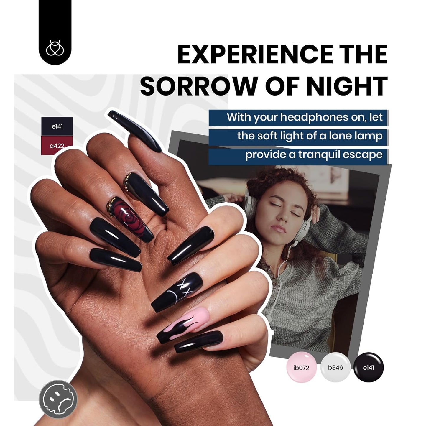 Beetles 85 Pcs Gel Nail Polish Kit with U V Light 55 Colors Gel Nail Kit for Beginners with Everything at Home Manicure Winter Nail Art Jelly Nails Emotional Spectrum Collection