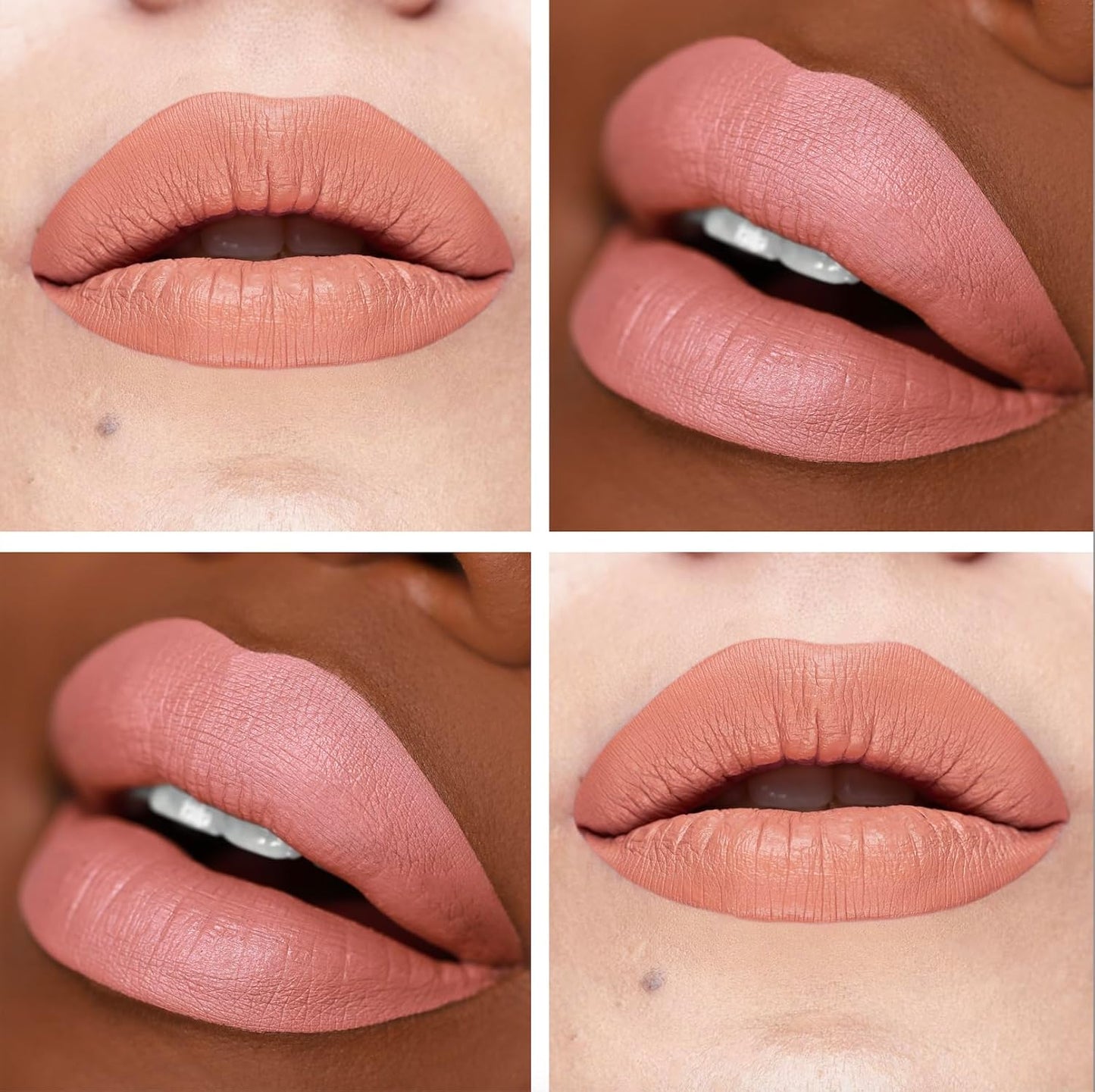 The Lip Bar - Nonstop Liquid Matte Lipstick, Commando (Peachy Nude) - High Pigment - One Swipe - Long Lasting - Jojoba Oil, Vitamin E - Vegan & Cruelty Free - Makeup & Cosmetics - .24 fl oz