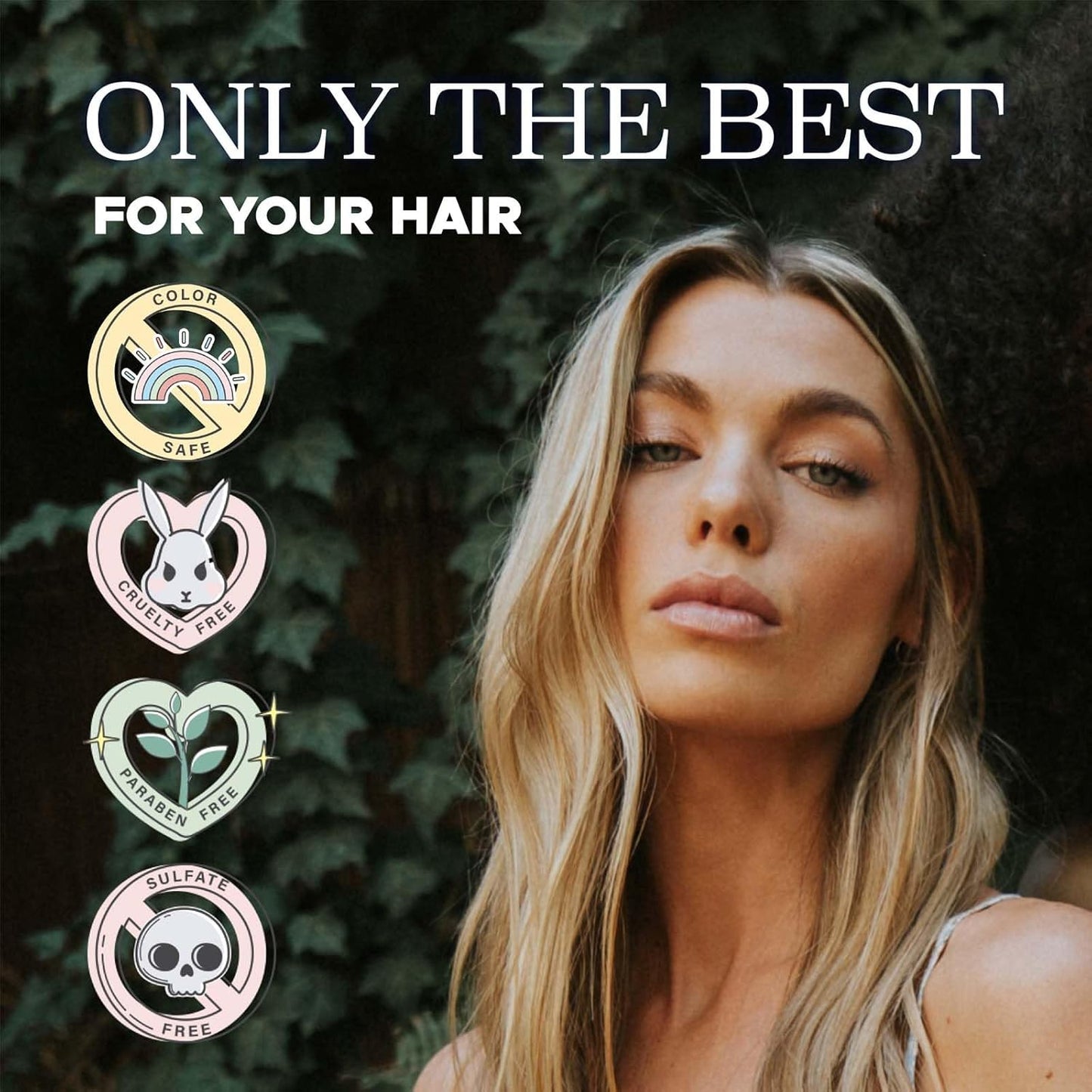 Luseta Rosemary Mint Strengthening Shampoo and Conditioner Set Nourish & Smooth Damaged Hair Thickening Shampoo for Thinning Hair,Add Shine for All Hair Types, for Men and Women 33.8oz×2